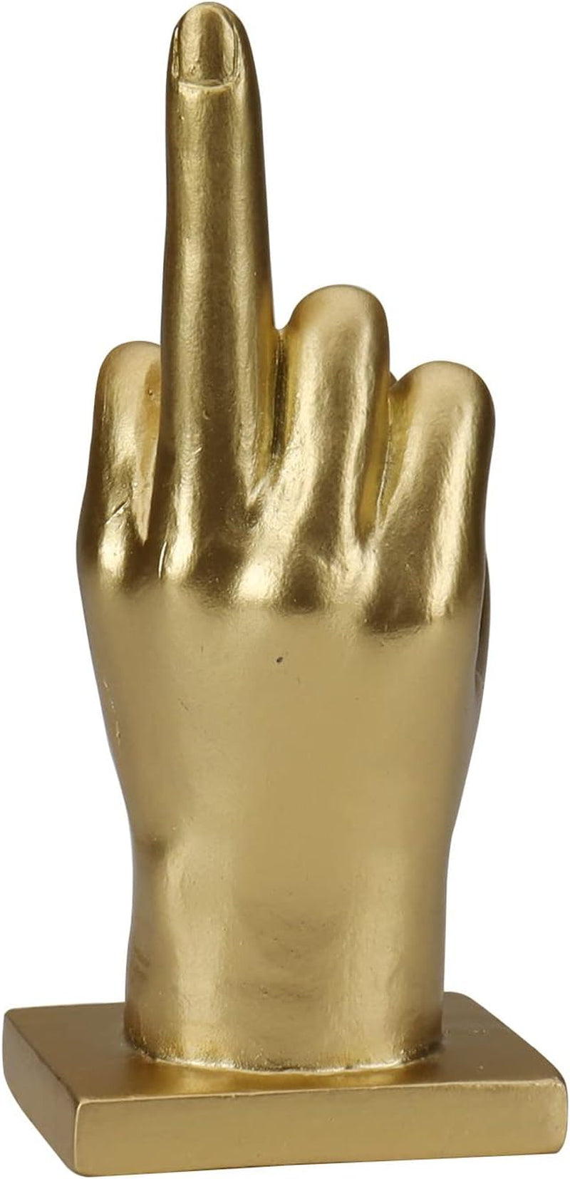 Hanna Roberts Polyresin Gold Hand Ring Holder for Jewelry, Engagement Wedding Ring, 2.75" X 2.2" X 6.5"  Hanna Roberts LLC   