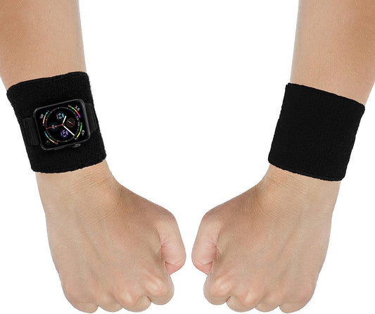 IFCASE Sport Sweatband Wrist/Ankle Band for Apple Watch 49Mm 45Mm 44Mm 42Mm 41Mm 40Mm 38Mm Iwatch Series Ultra 8 7 6 5 4 3 2 SE, Unisex Wristband/Ankleband  IFCASE   