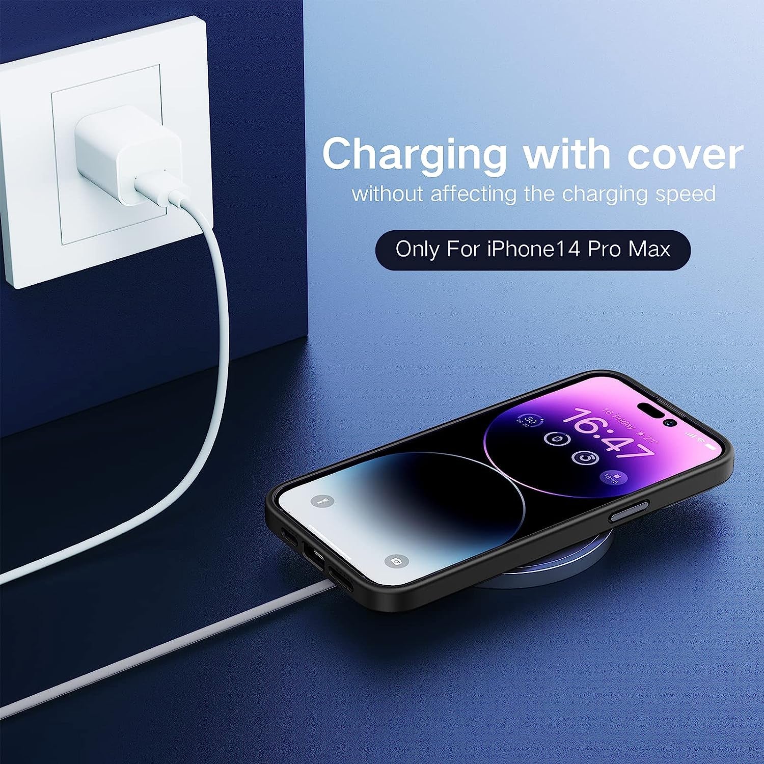 ANNGELAS Magnetic Case for Iphone 14 Pro Max Case Protective-Compatible with Magsafe for Iphone Pro Max 14 Case for Women Men,6.7 Inch,Black  ANNGELAS   