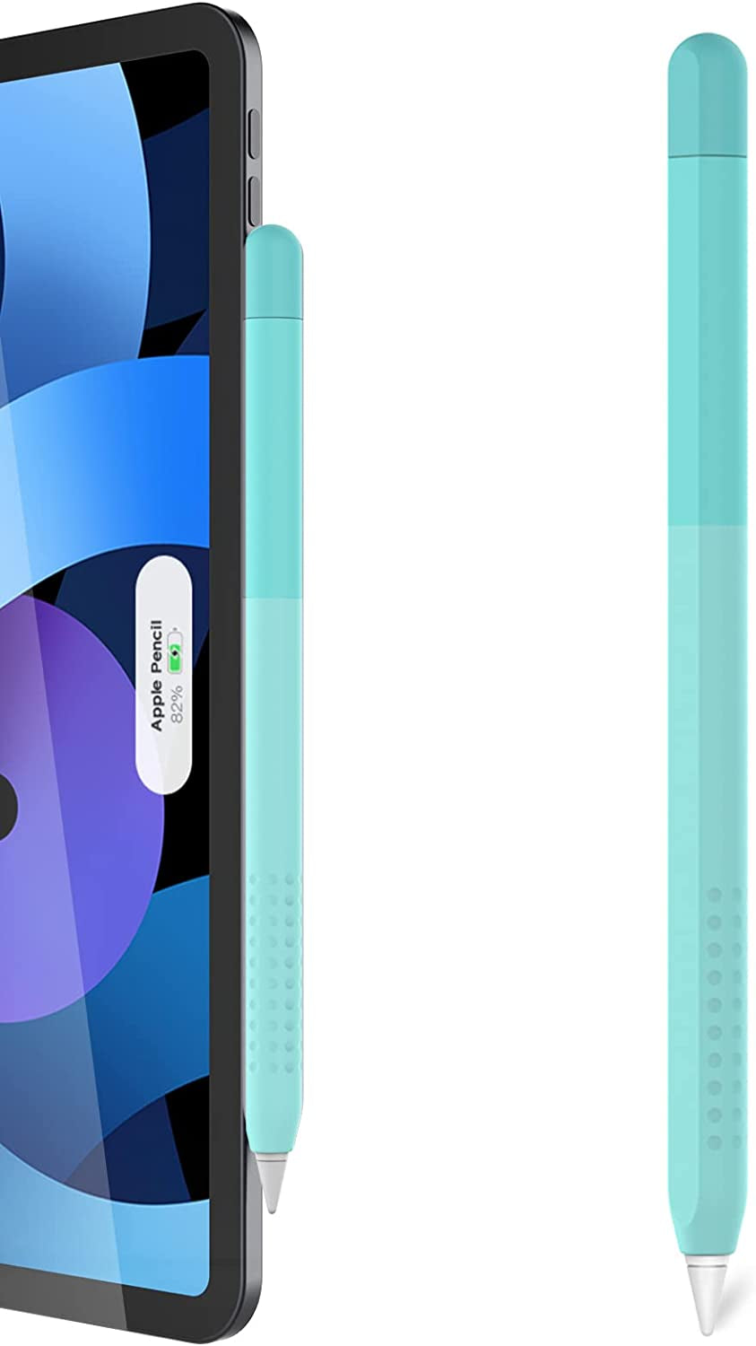 Delidigi Pencil Case Compatible with Apple Pencil 2Nd Generation Case, Gradient Color Case Sleeve Silicone Cover Accessories for Apple Pencil 2Nd Gen(Gradient Pink)  Delidigi Mint Green  