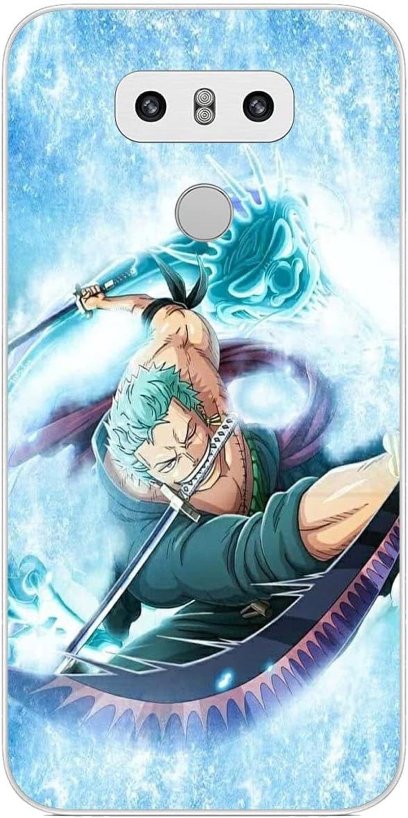 Compatible with LG G6 | LG G6+ | LG G6 plus Case One Z with Piece 839 Ultra-Thin Transparent Soft Phone Case  Tongstar One Z With Piece Zoro 494  