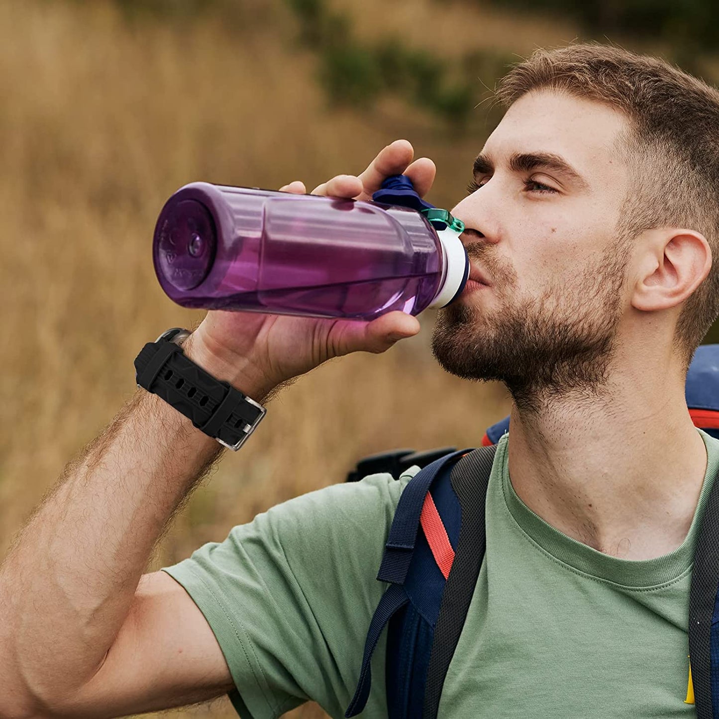 Bandiction Sport Band Compatible with Apple Watch Ultra Band 49Mm 45Mm 44Mm 42Mm, Soft Silicone Replacement Strap for Iwatch Series 8/7/6/5/4/3/2/1/Se/Ultra, Designed for Men  Bandiction   