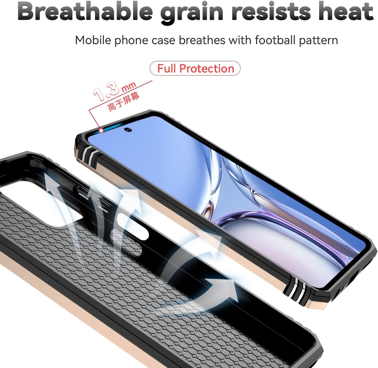 Sunstory for Motorola Moto G Power 5G 2023 Case with Tempered Glass Screen Protector & Slide Camera Cover & Kickstand, [Military-Grade] Phone Case for Moto G Power 5G 2023 (Gold)  SunStory   