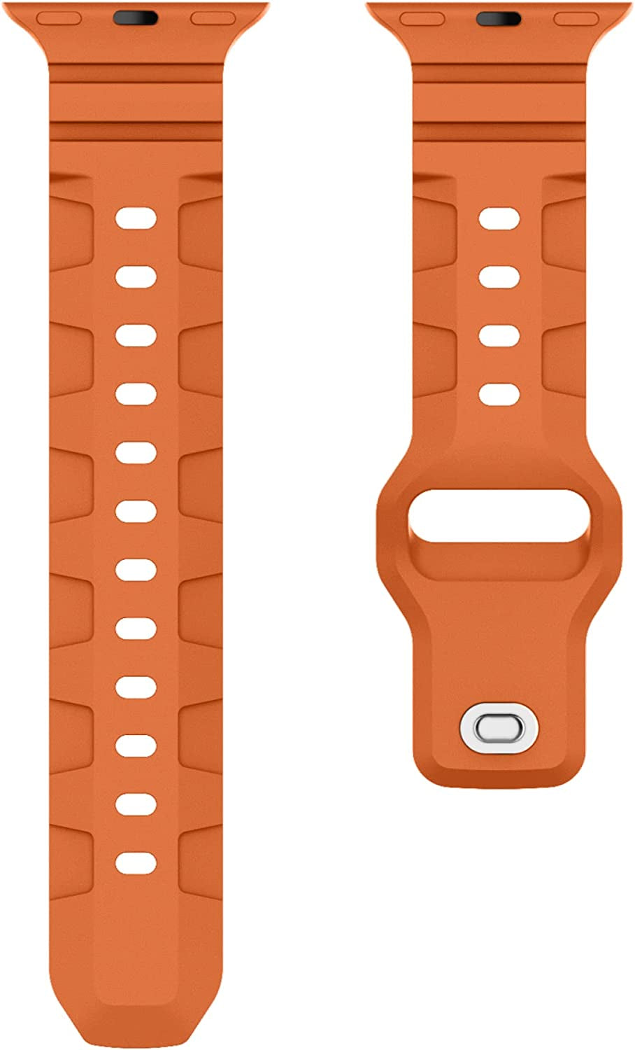 Sport Bands Compatible with Apple Watch Ultra Band 49Mm 45Mm 44Mm 42Mm for Men, Waterproof Silicone Wristbands Replacement Strap for Iwatch Series 8 7 6 5 SE Ultra, 2 Packs  Suitisbest   