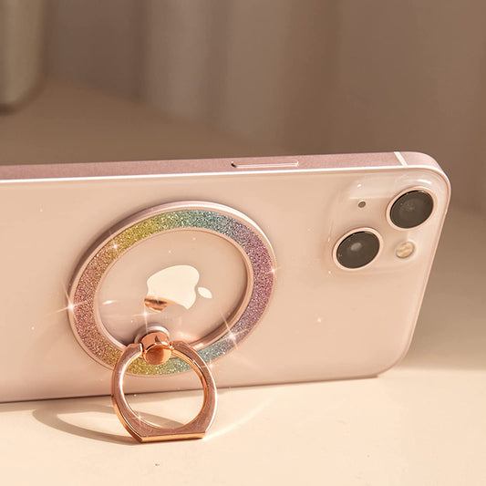 Mindsky Magnetic Phone Ring Holder for Iphone 14 13 12 Magsafe Accessories Adjustable Finger Phone Ring Grip【Removable When Wireless Charging】  Mindsky   