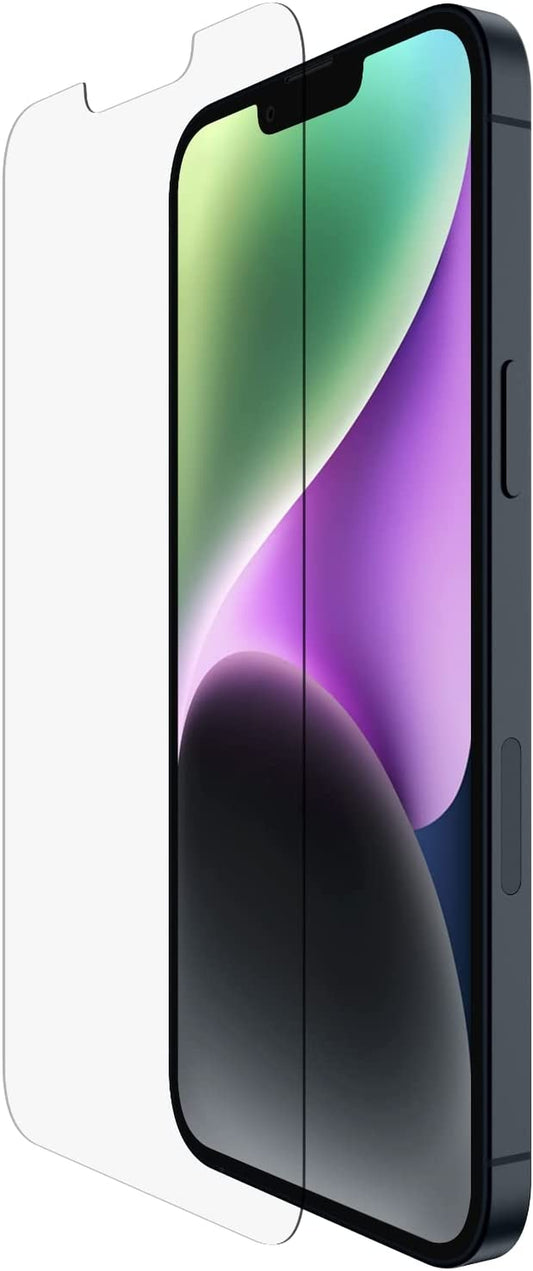 Belkin Temperedglass Iphone 14, Iphone 13 and Iphone 13 Pro, Screen Protector Easy Bubble Free Application with Included Installation Guide Stickers, 9H Hardness Tested  Belkin   