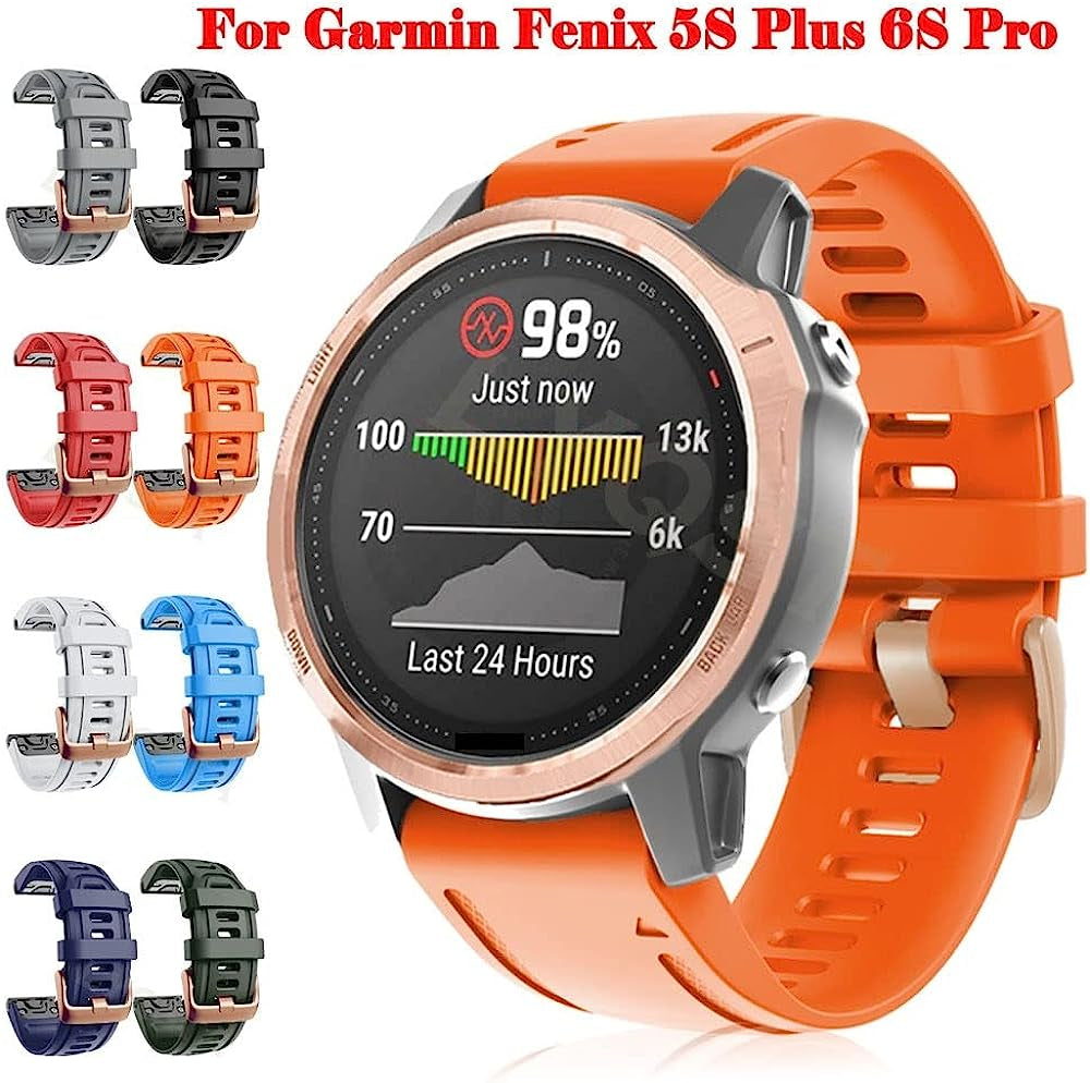 SDUTIO Silicone Watchbands Quick Release Straps for Garmin Fenix 5S 5Splus 6S 6Spro Smart Watch Band Belt Wristband Accessories Correa  SDUTIO   