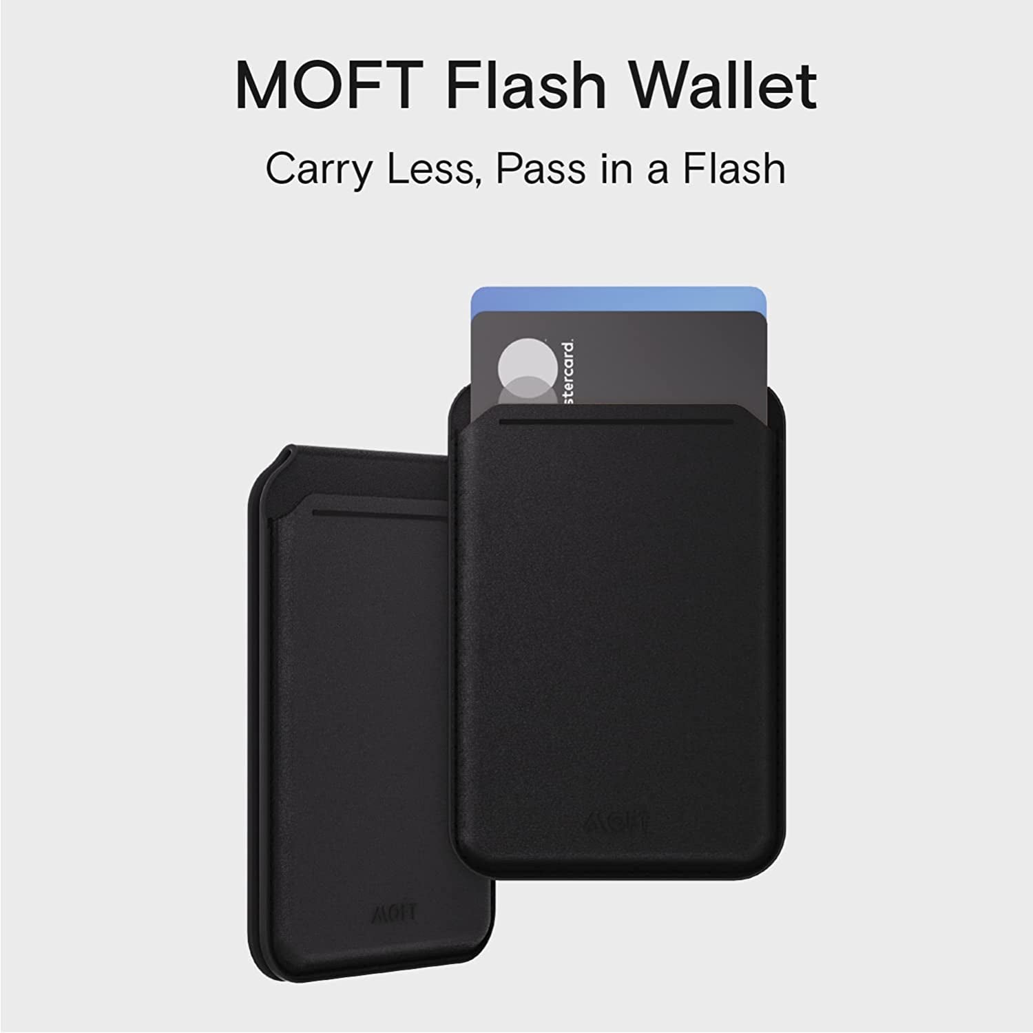 MOFT Magsafe Compatible Wallet Quick Access for Iphone 14 /Iphone 13/ Iphone12 Series Open ID Window Convenient Card Use and Sturdy Stand with Steel Hinge Flash Wallet Phone Stand  MOFT   