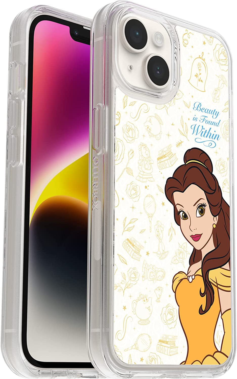 Otterbox Symmetry Series+ Clear Case with Magsafe for Iphone 14 & Iphone 13 - Belle Within  OtterBox   