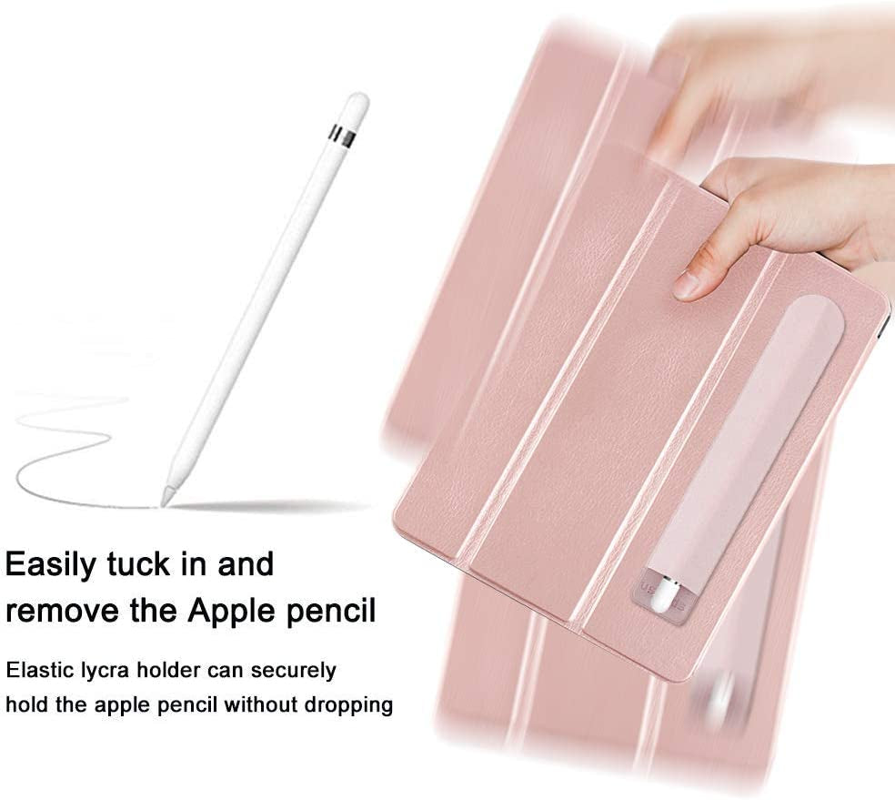 Spessn Compatible for Pencil Holder Sticker, Elastic Lycra Stylus Pocket Ipad Screen Pen Protective Pouch Adhesive Sleeve for Pencil - Rose Gold  Spessn   