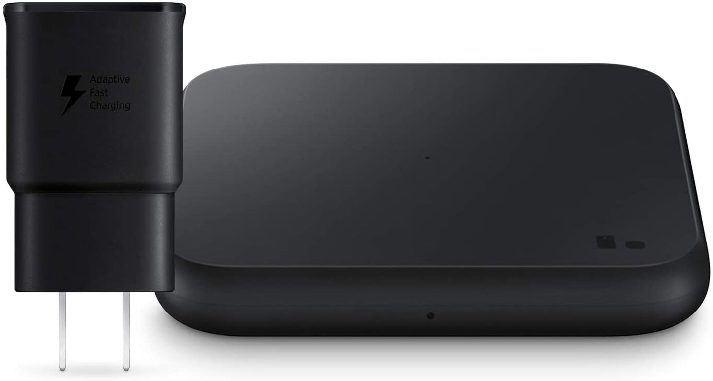 SAMSUNG Wireless Charger Fast Charge Pad (2021), Universally Compatible with Qi Enabled Phones (US Version), Black, 9W  Samsung   