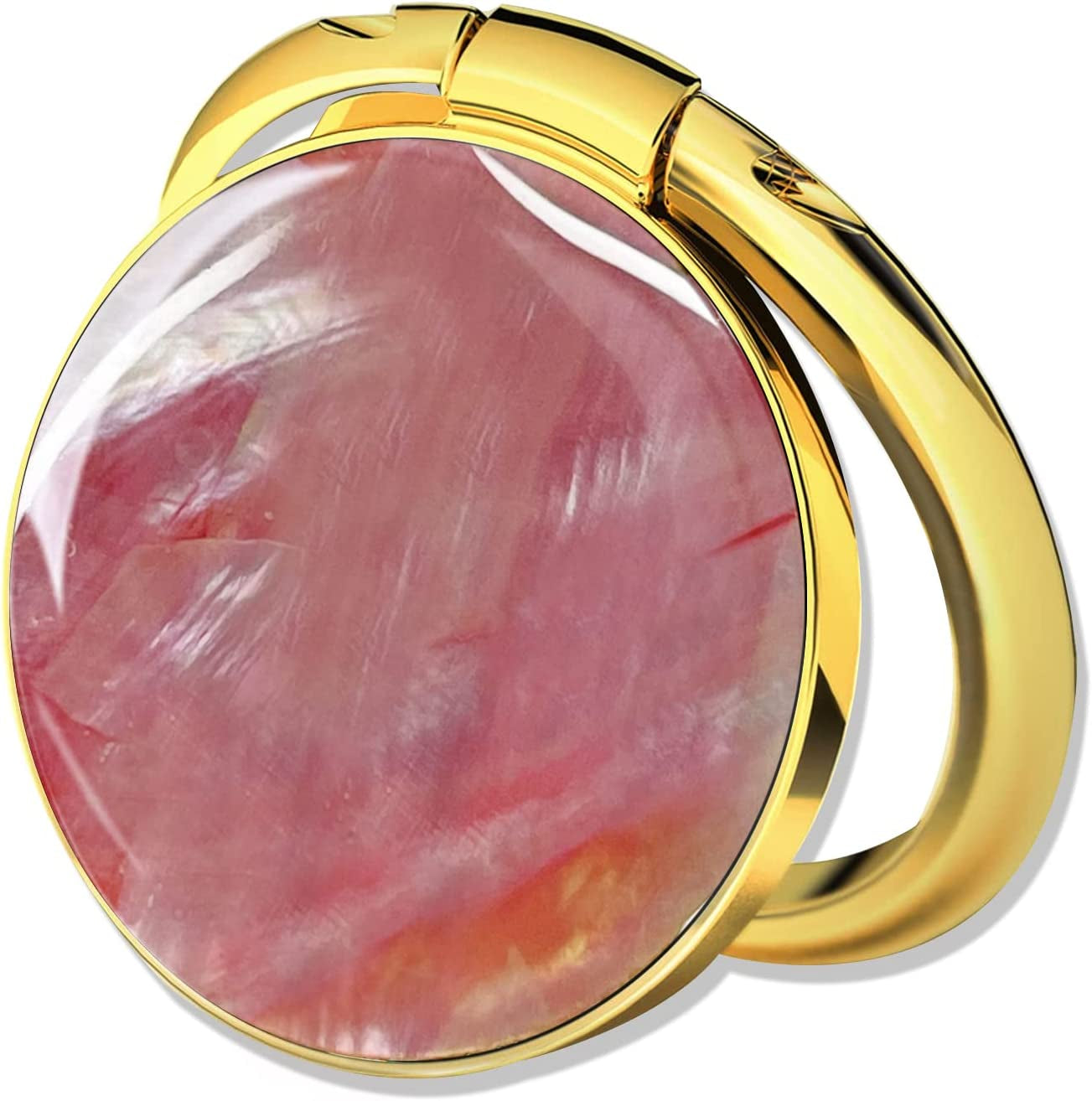 Phone Ring Holder Grip Stand - Marble Cell Phone Ring Finger Holder for Back of Phone Case, 360° Rotation Phone Kickstand Compatible with Most Phones  SUXILN-G Burgundy  