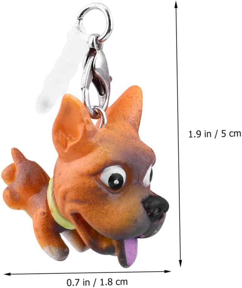 UKCOCO 1 Set 6 Pcs Mobile Phone Dust Plug Charm Earphone Jack Accessory Rubber USB Plug Earphone Jack Plug Charm Dog Pendant for Phone Telephone Plastic Cell Phone  UKCOCO   