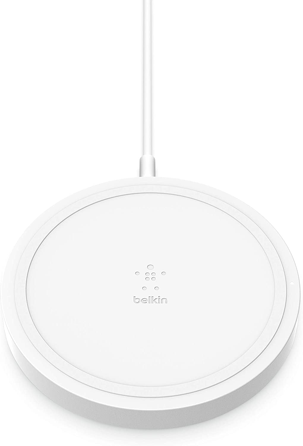 Belkin Quick Charge Wireless Charging Pad - 15W Qi-Certified Charger Pad for Iphone, Samsung Galaxy, Apple Airpods Pro & More - Charge While Listening to Music, Streaming Videos, & Video Calls - Black  Belkin white 5W Pad Charger