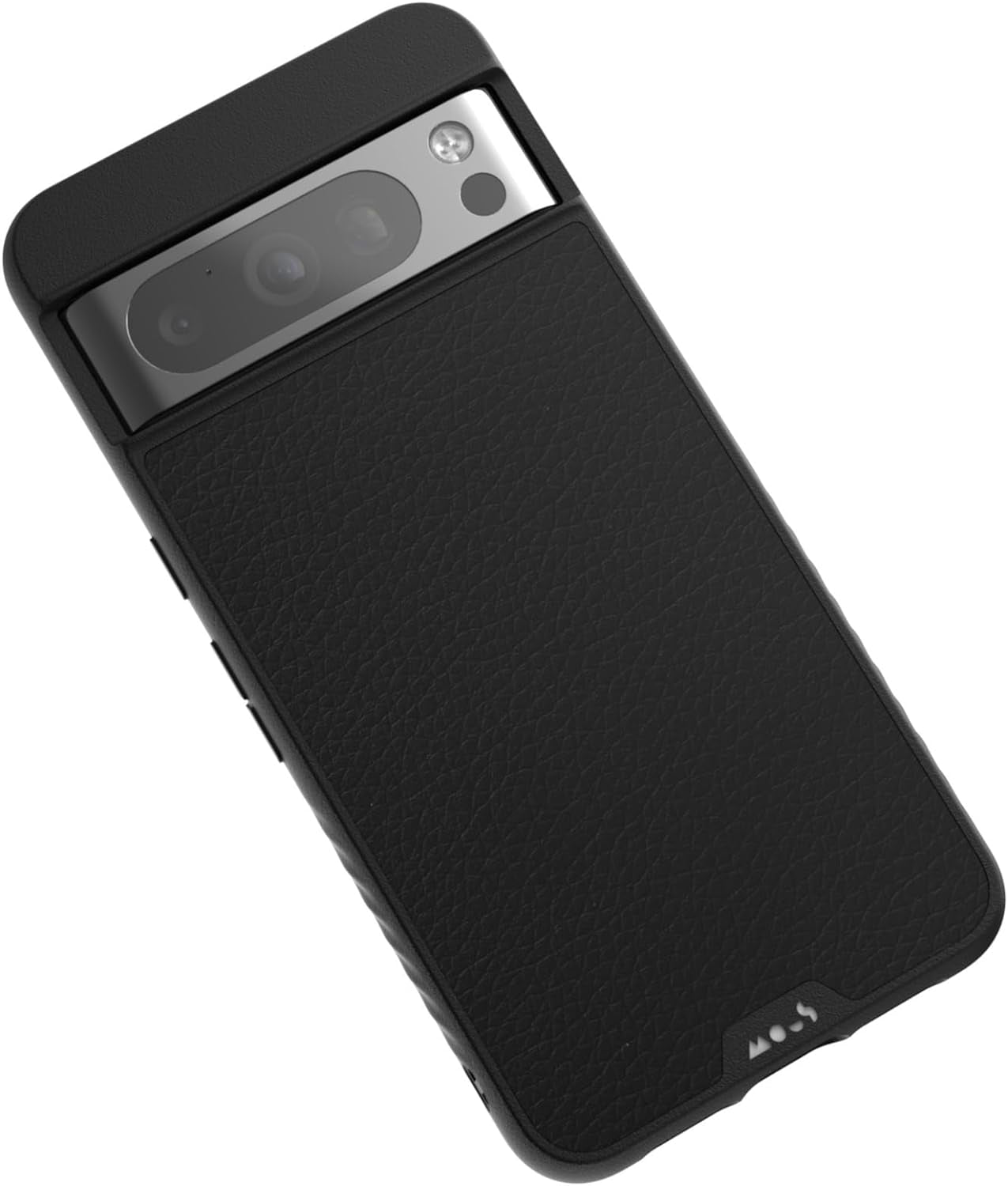 Mous for Google Pixel 8 Case Magsafe Compatible - Limitless 5.0 - White Acetate - Protective Pixel 8 Case - Shockproof Phone Cover  Mous Black Leather Google Pixel 8 Pro 