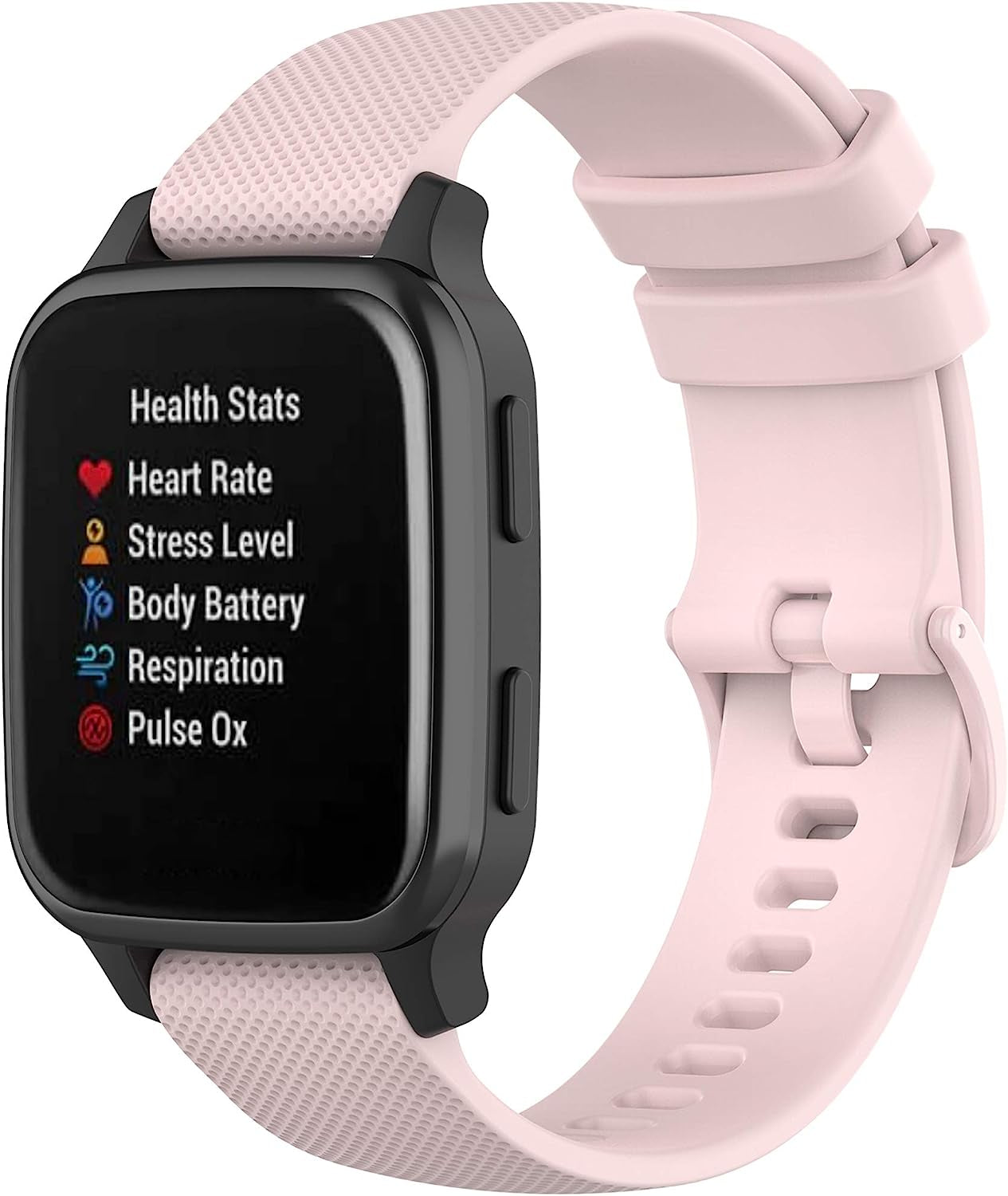 Compatible with Garmin Venu Sq Bands for Women Men, 20Mm Quick Release Silicone Replacement Band Wristbands Straps Bracelet Fit for Garmin Vivoactive 3 Music, Forerunner 245 645 (Army Green)  hengkang Pink  