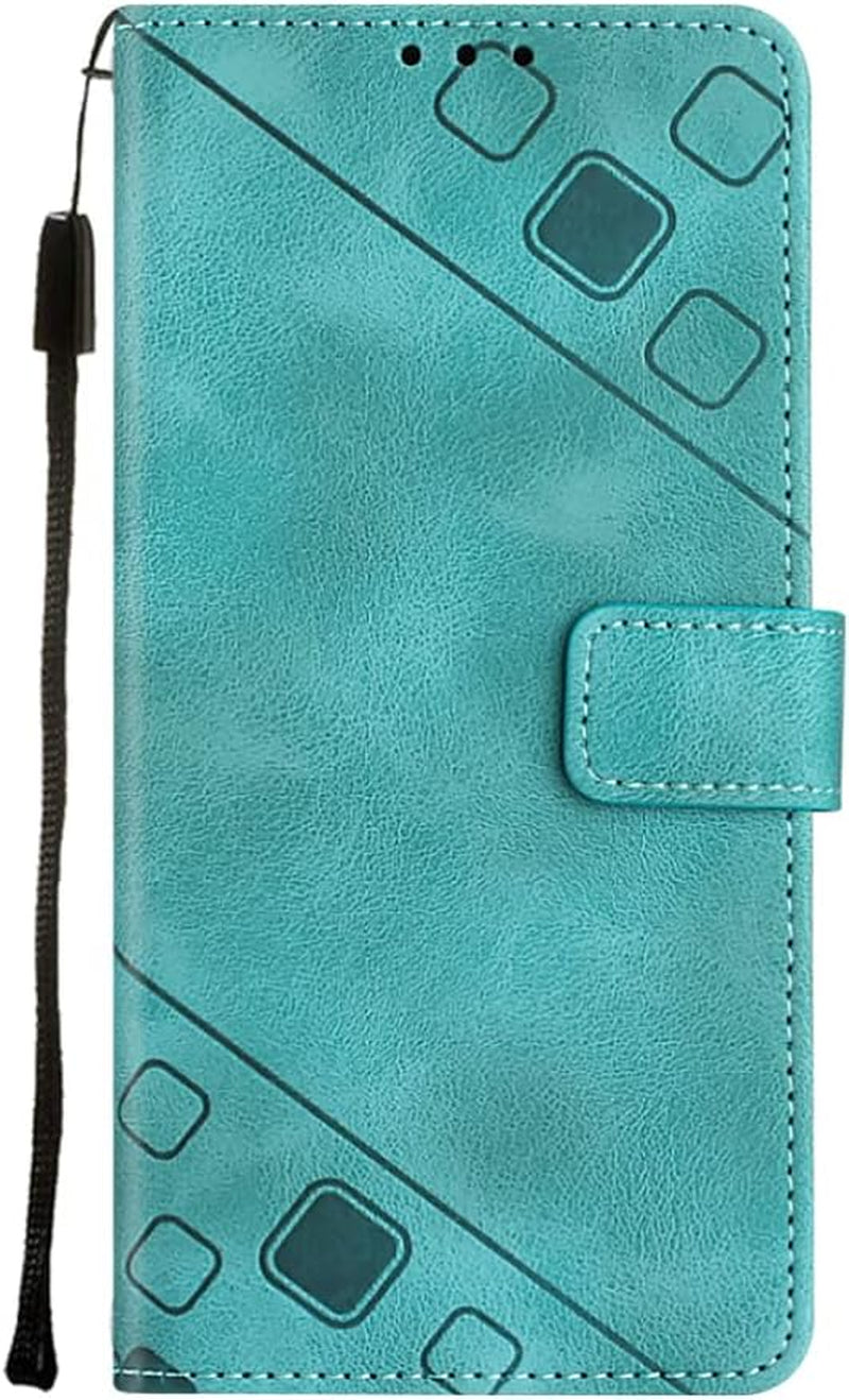NVWA Compatible with Sony Xperia 1 V Case Wallet with Credit Card Slots Kickstand Wrist Strap and Long Lanyard Blue Leather Crossbody Protective Cover with Embossed Design  NVWA Green Galaxy A33 5G 