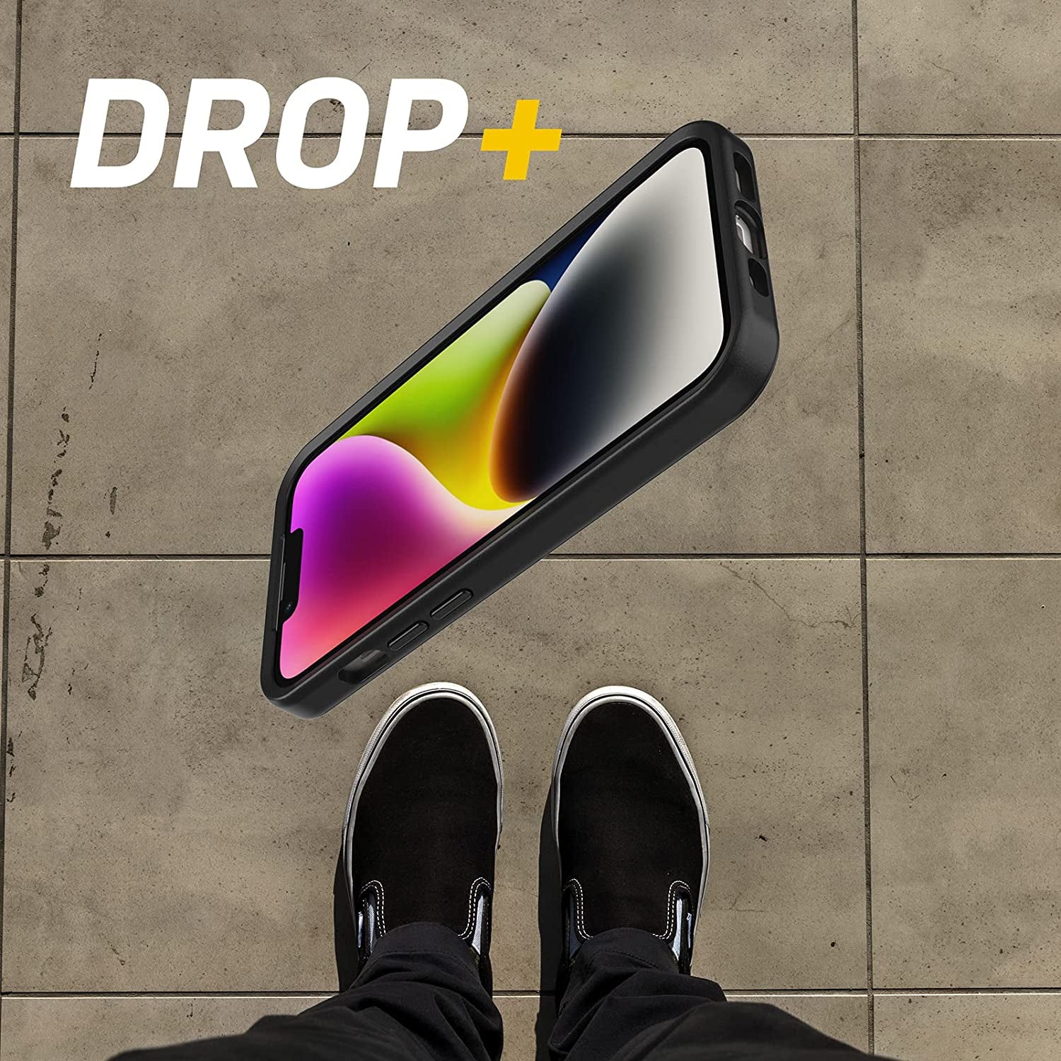 Otterbox SYMMETRY SERIES+ Antimicrobial Case with Magsafe for Iphone 14 & Iphone 13 - BLACK  OtterBox   