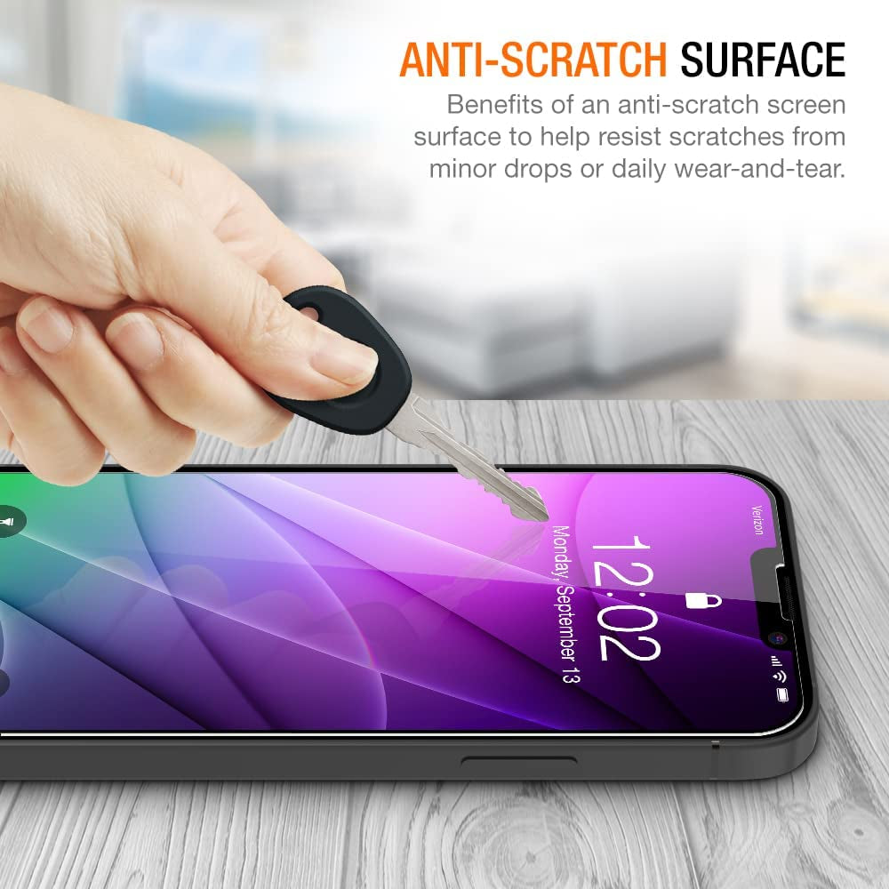 Trianium Tempered Glass Screen Protector Designed for Apple Iphone 13 (2021) /Iphone 13 Pro (2021), 3 Pack [Alignment Case Tool Included]  Trianium   