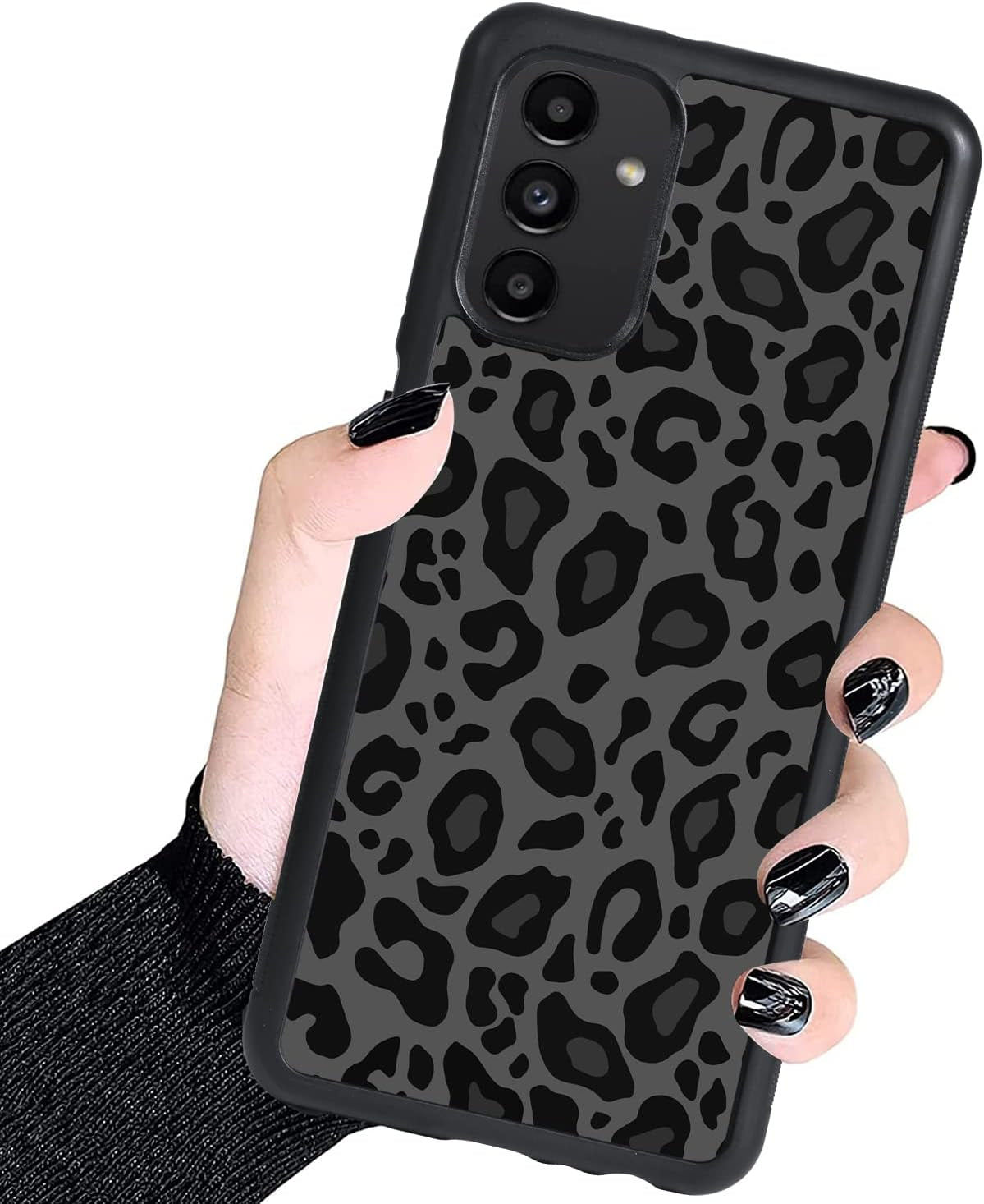KANGHAR Case Compatible with Galaxy S22,Black Leopard Design,Tire Texture Non-Slip +Shockproof Rugged TPU Protective Case for Samsung Galaxy S22 6.1 Inch (2021) Leopard Pattern  KANGHAR Leopard-Samsung Galaxy A14  