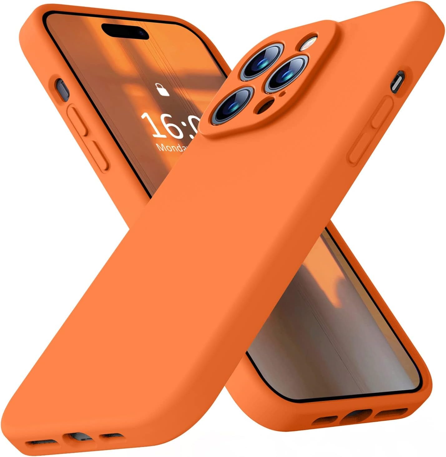 Ktele Compatible with Iphone 14 Pro Case, Ab-Grade Liquid Silicone Case, [Four Corner 50+Tiny Airbags Shockproof] [Soft Microfiber Lining Anti-Scratch] Camera All-Round Protection Case-Blue  Ktele   