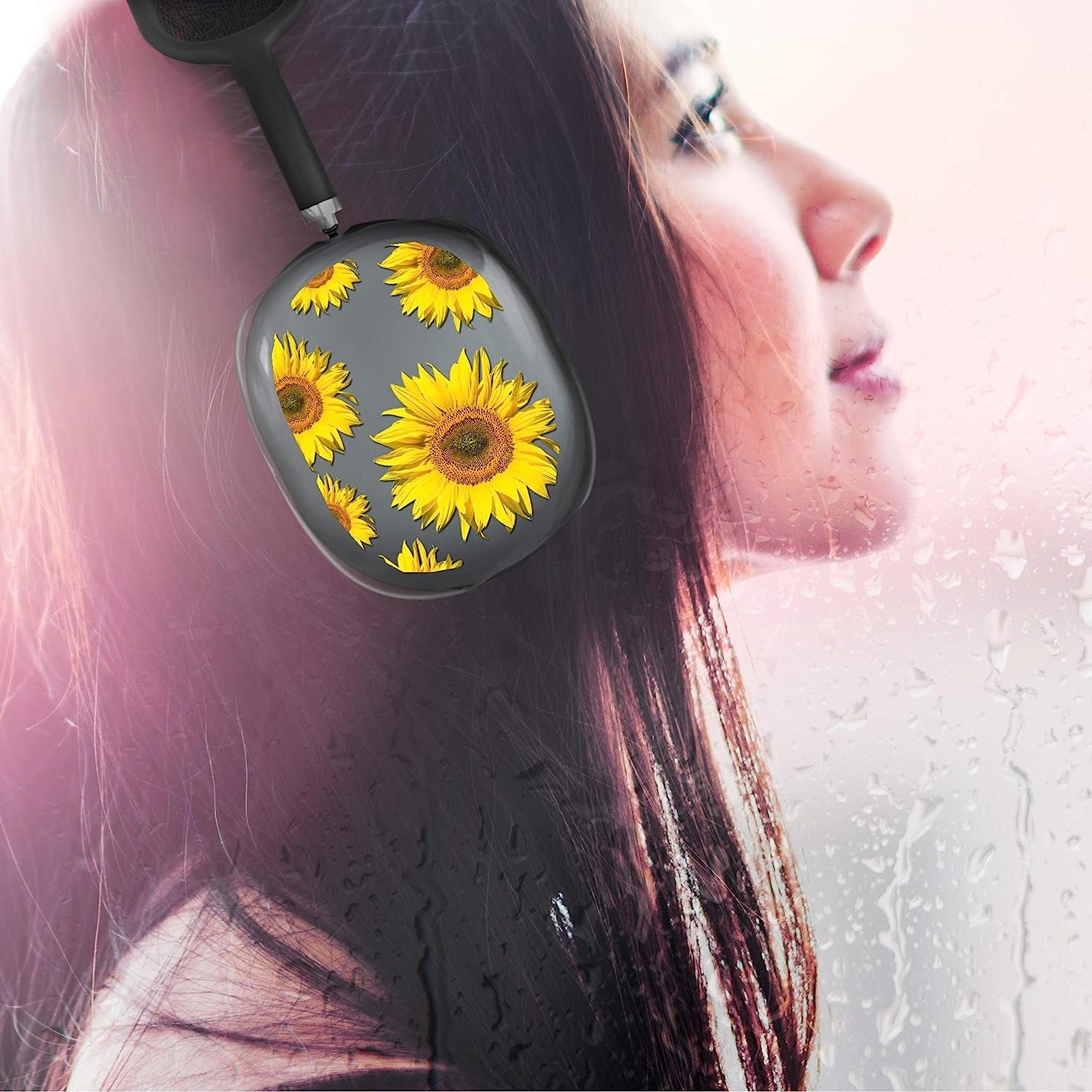 Pimpcase Compatible with Airpods Max Case Cover Headphone Sunflowers  PimpCase   