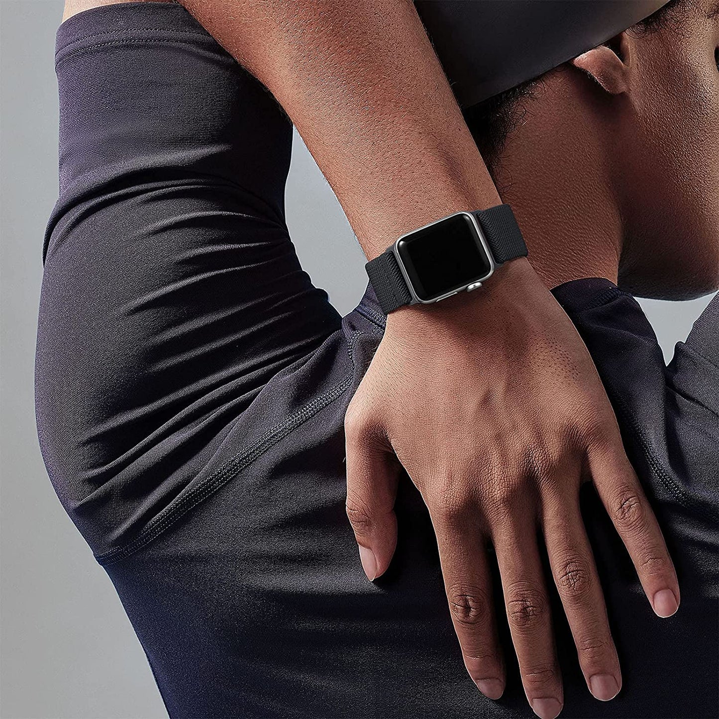 Adorve 5 Pack Stretchy Solo Loop Bands Compatible with Apple Watch Ultral Band 38Mm 40Mm 42Mm 44Mm 41Mm 45Mm 49Mm for Women Men, Soft Nylon Elastic Braided Strap for Iwatch SE Series 8/7/6/5/4/3/2/1  Adorve   