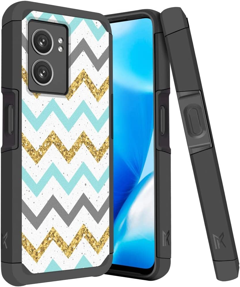 Hrwireless Compatible for Oneplus Nord N300 5G Phone Case Cover, Heavy Duty (Magnetic Mount Friendly) Series with Premium Minimalistic Design for Accidental Drops for Men Women Girls Boys  HRWireless Zigzag  