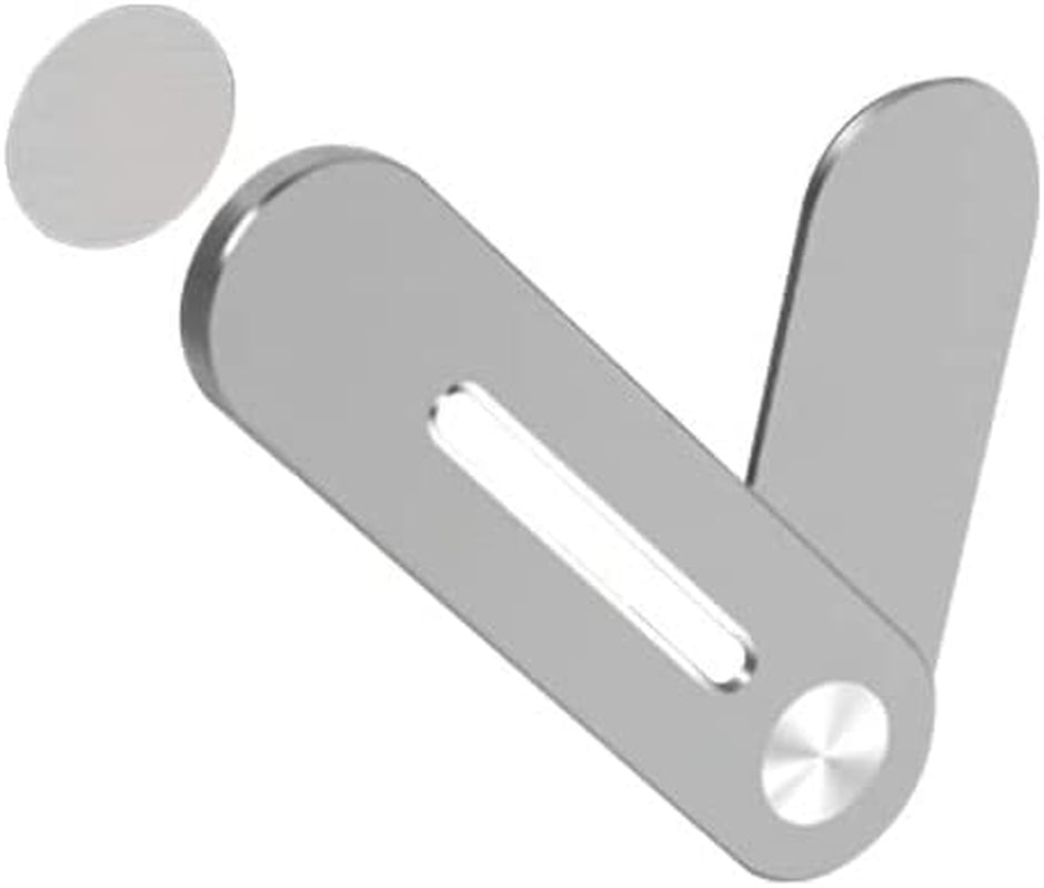 Pack of 2 Aliminum Laptop Stand and Phone Magnetic Portable 7-Level Height Adjustable , Ergonomic Foldable Computer with Phone Holder Compatible with 10-15.6''Laptops and Tablets (Silver) Magnet  generic   