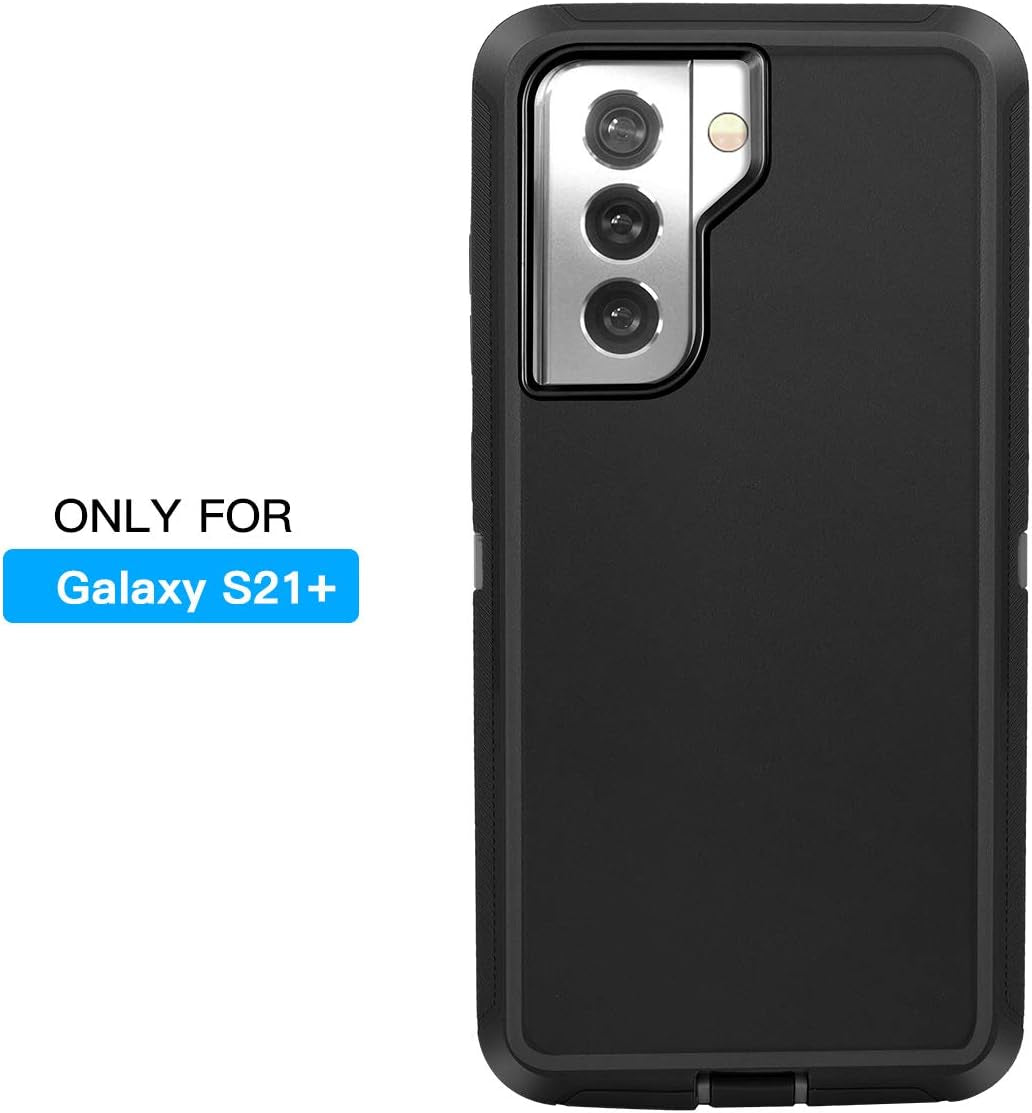 Aicase for Galaxy S21 plus Case with Screen Protector, Heavy Duty Drop Protection Full Body Rugged Shockproof/Dust Proof 3-Layer Military Grade Tough Durable Phone Cover for Samsung Galaxy S21 Plus  AICase   