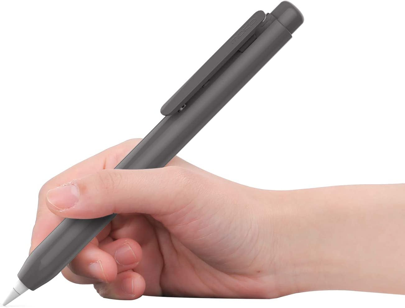 Moko Holder Case for I-Pencil, Retractable Tip Cap for New Ipad 10.2 2019/Ipad Air (3Rd Generation) 10.5" 2019/Ipad Mini (5Th Generation) 7.9" 2019 I-Pencil（Only for I-Pencil 1St - Pink  MoKo Dark Gray  