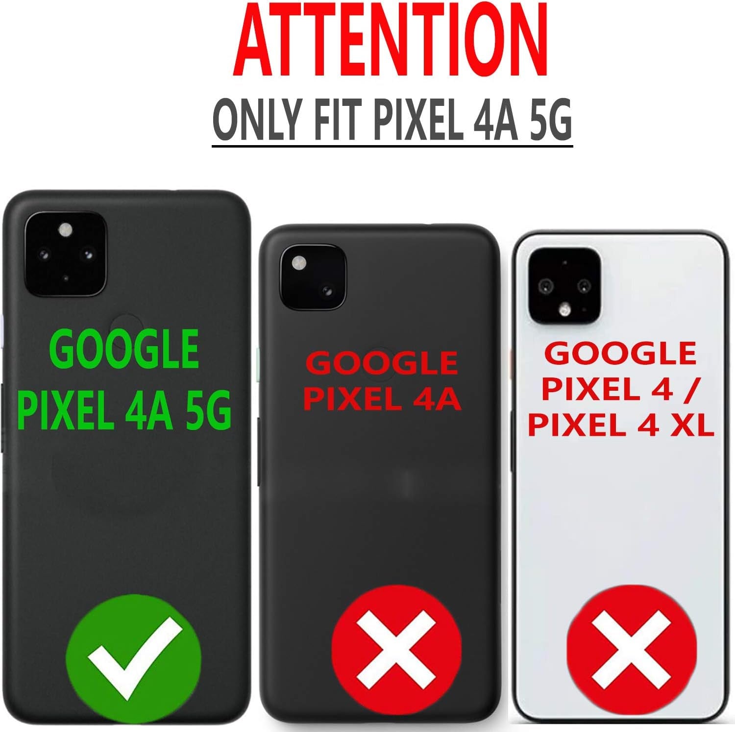 Google Pixel 4A 5G Case, [Not Fit Pixel 4A/Pixel 4] with [Tempered Glass Screen Protector Included], Circlemalls Transparent Back 12 Feet Shockproof Durable Hybrid Drop Protection Armor Cover- Blue  Circlemalls   