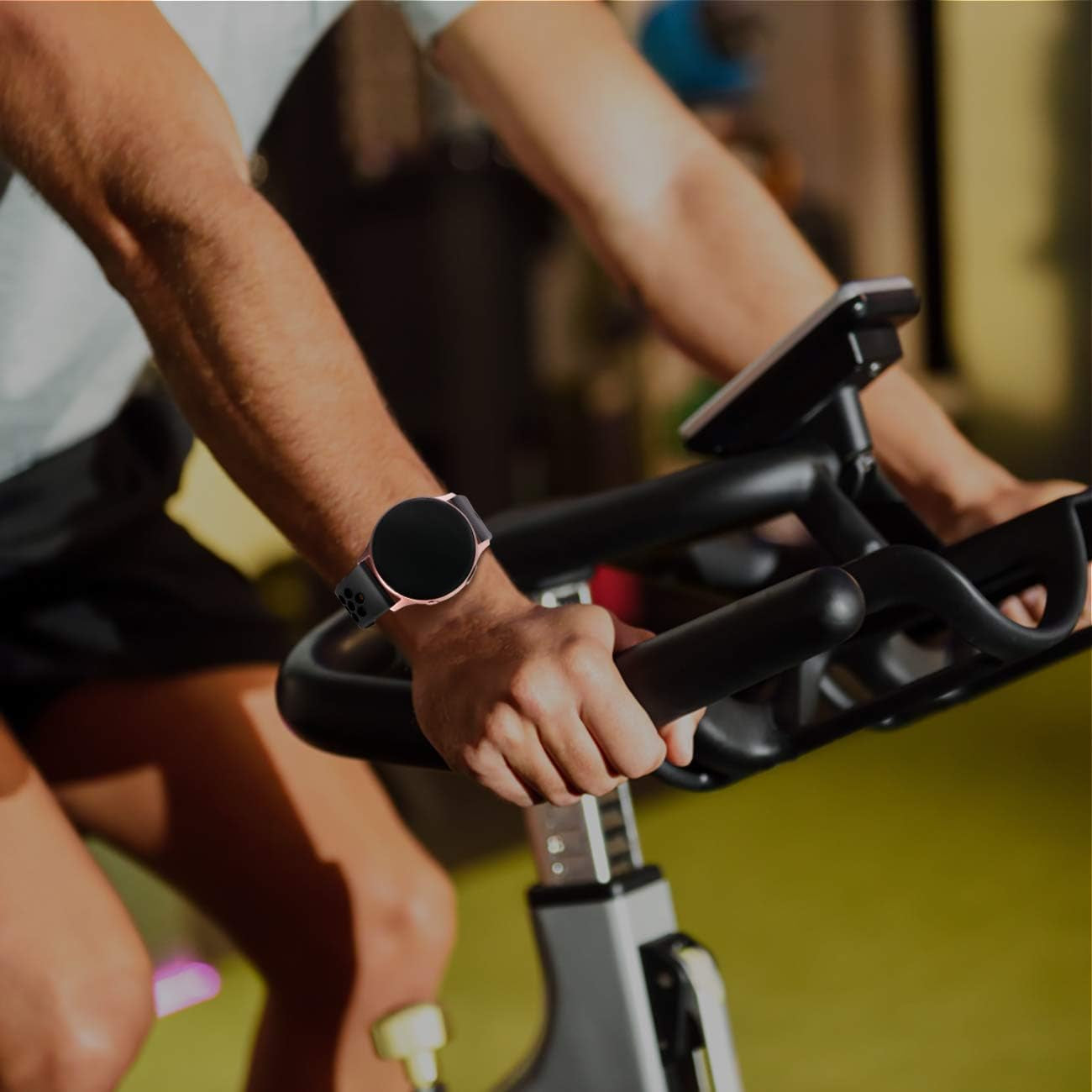 Lerobo Sport Bands Compatible with Samsung Galaxy Watch 4 Band/Galaxy Watch 5 Band,Active 2 Watch Bands/Galaxy Watch 3 Band/Galaxy Watch Band, 20Mm Soft Silicone Sport Strap Replacement Women Men  Lerobo   