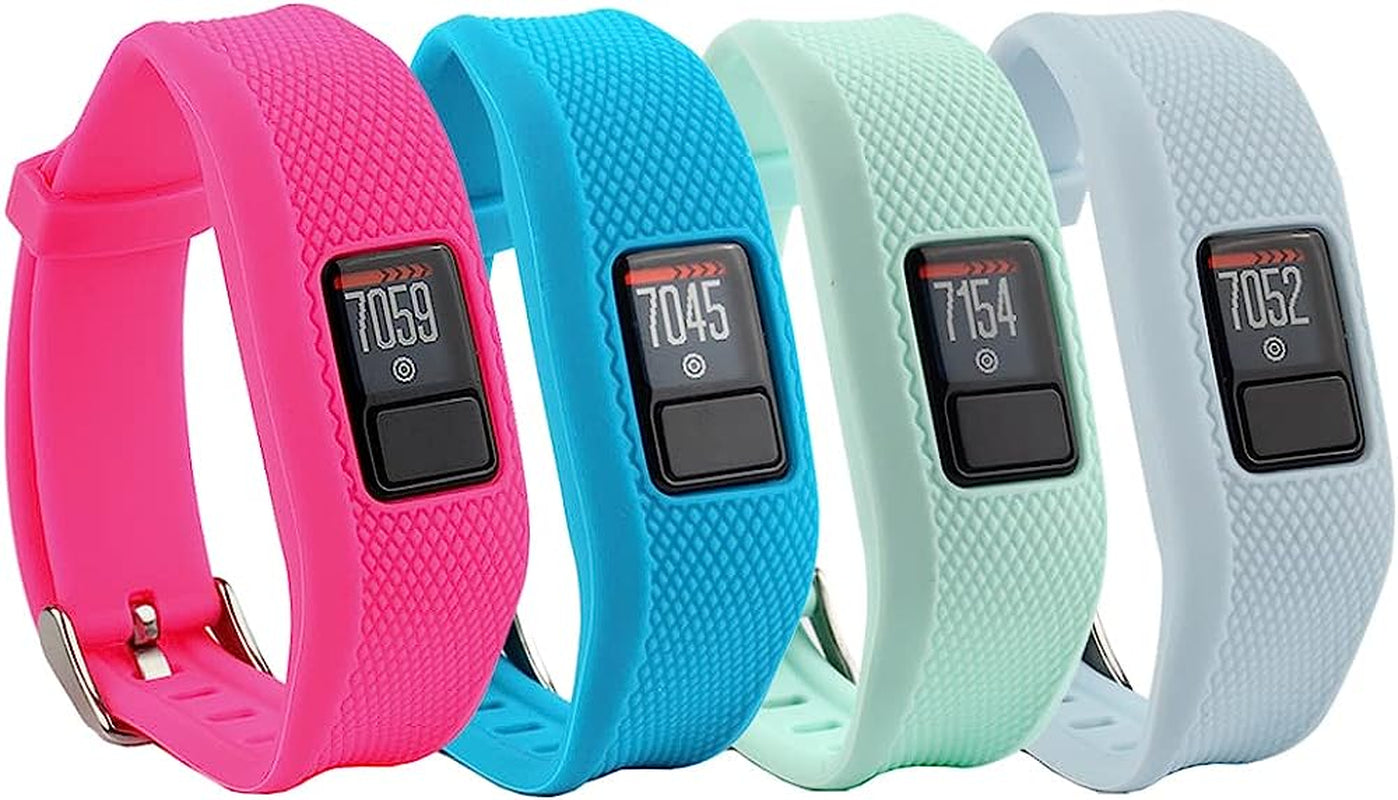 Honecumi Vivofit Jr Bands Compatible with Garmin Vivofit Jr 2 Band/Vivofit 3 Replacement Band for Kids Boys Girls Men Women Vivofit Jr 2 Watchband Wristband Strap Accessories Bands with Secure Clasp  honecumi 4 Solid Type 2  