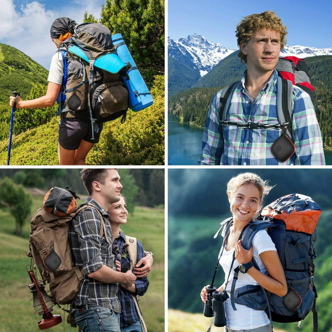 HIETON Silicone Case for Powerbeats Pro, Anti-Break Anti-Lost & Shockproof Easy Carrying Unique Dual Hole Portable Protective Case Cover with Carabiner for 2019 Newest Beats Powerbeats Pro(Black)  HIETON   