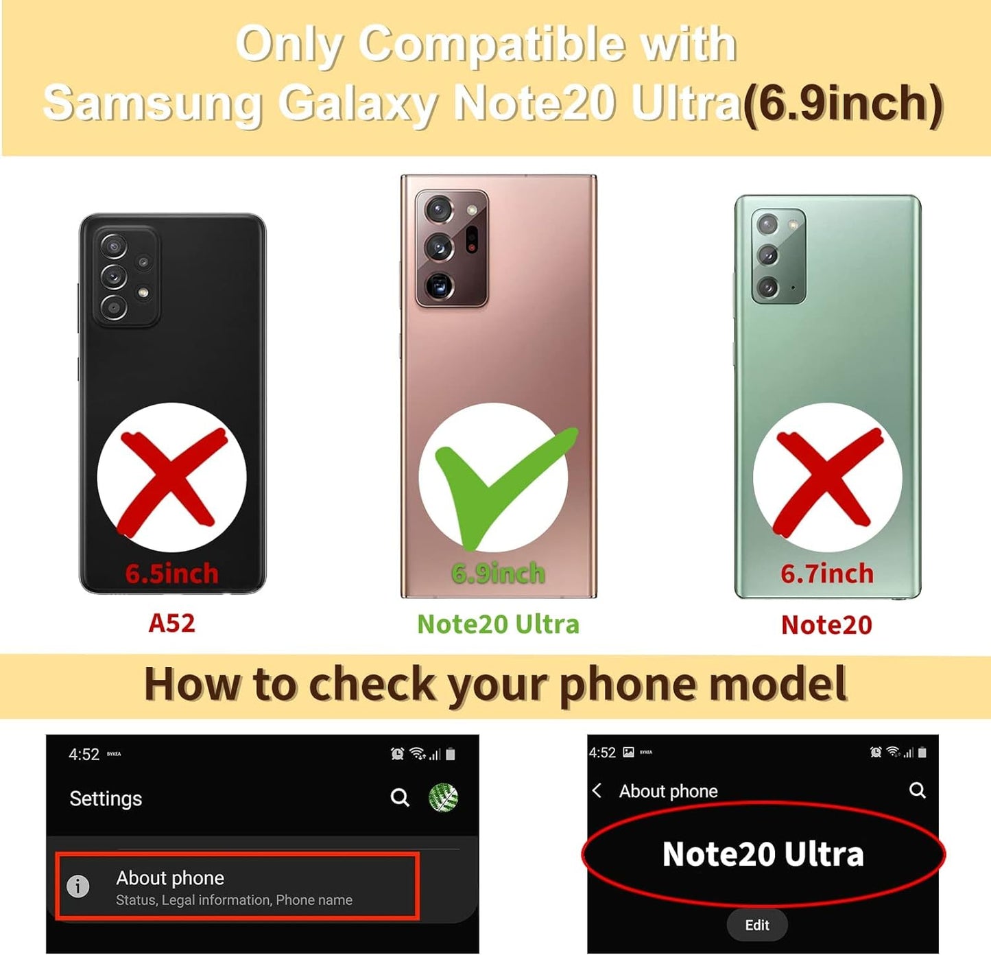 Coralogo for Samsung Galaxy Note 20 Ultra Case Butterfly for Women Girls Girly Pretty Phone Cases Cute Mint Green Gold Plating Butterflies Design with Screen Aesthetic Cover for Note 20 Ultra 5G 6.9"  Coralogo   