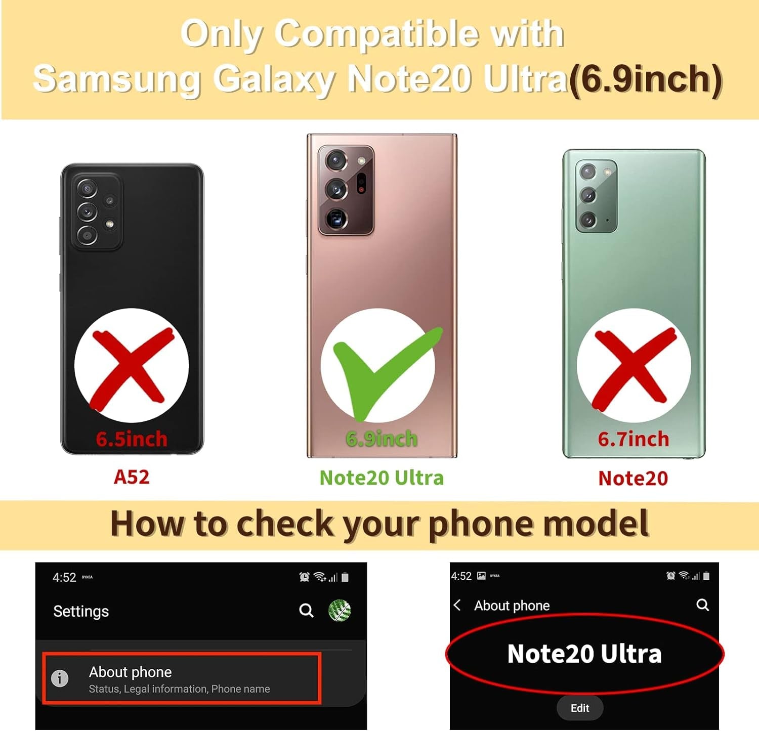 Coralogo for Samsung Galaxy Note 20 Ultra Case Butterfly for Women Girls Girly Pretty Phone Cases Cute Mint Green Gold Plating Butterflies Design with Screen Aesthetic Cover for Note 20 Ultra 5G 6.9"  Coralogo   