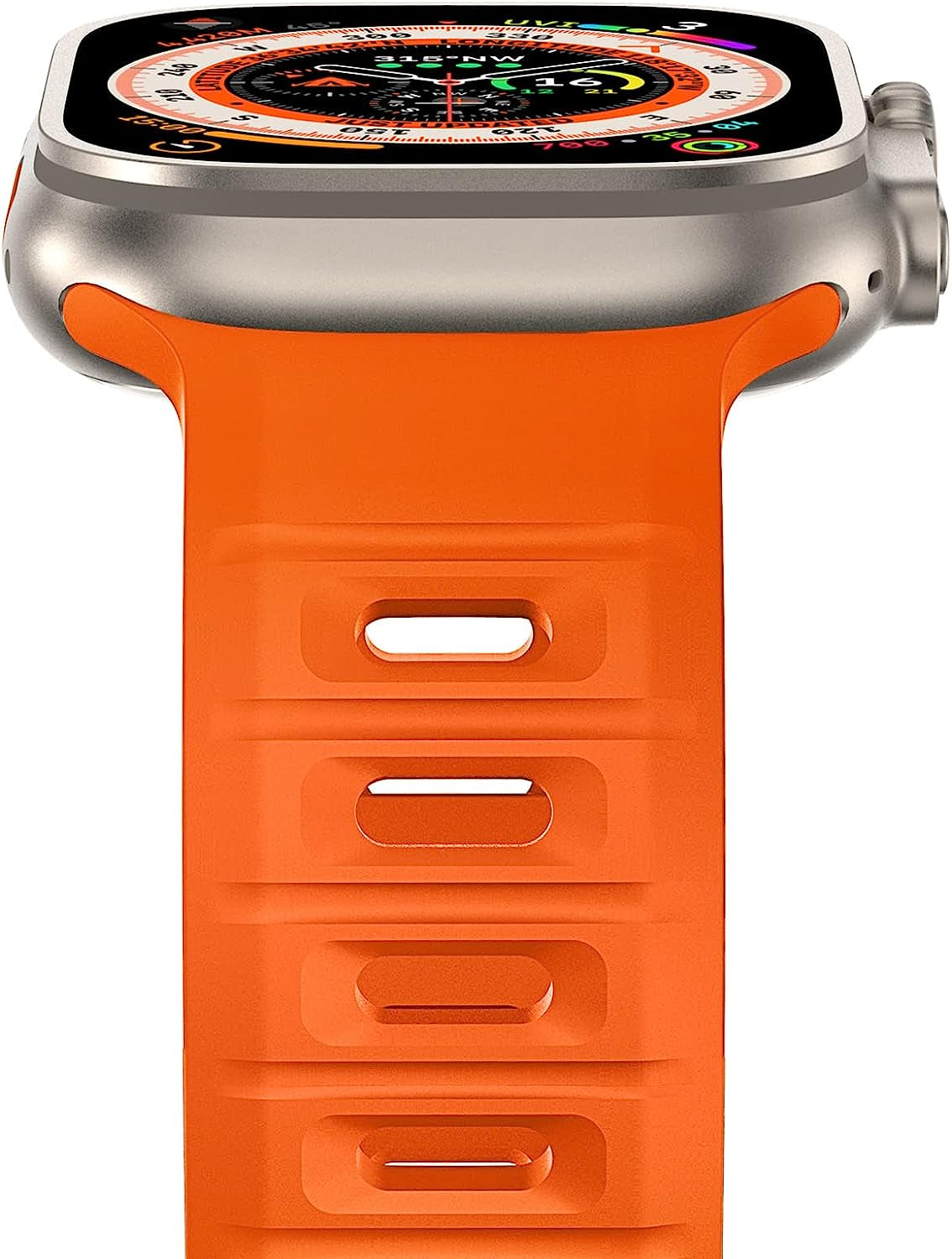 Newways Sport Band Compatible with Apple Watch Bands  NewWays Orange 42mm/44mm/45mm/ULTRA49mm 