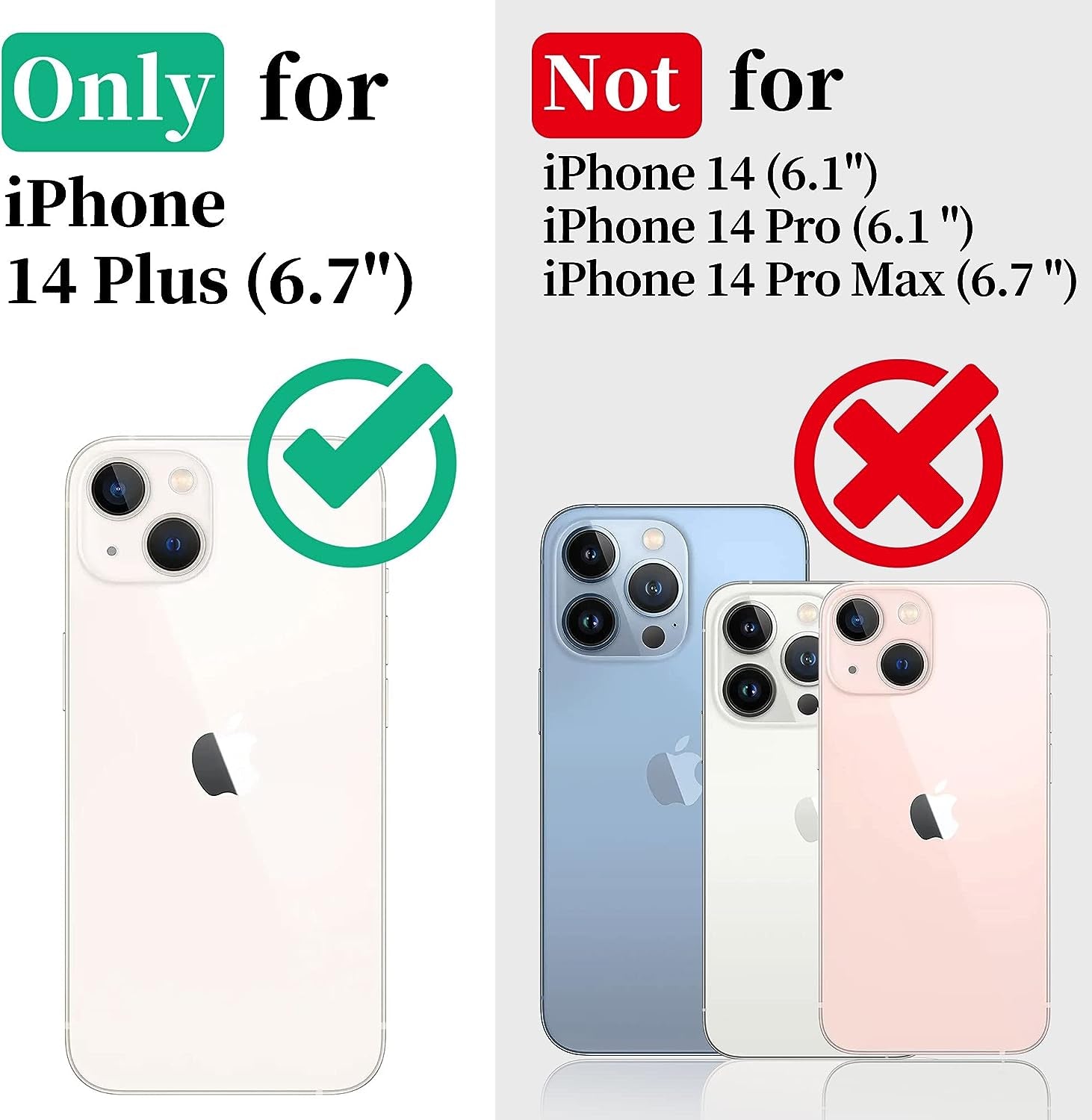 Cozycase Compatible with Iphone 14 plus Waterproof Case - Full Body Shockproof Dustproof Dropproof Built in Screen Protector Rugged Waterproof Case for Iphone 14 plus 6.7 Inch Pink  Cozycase   