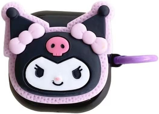 Case for Samsung Galaxy Buds Pro Case/Galaxy Buds 2 Case/Galaxy Buds Live Case, Shockproof Protective Samsung Earbuds Case Cover with Keychain for Women Girls (Cartoon Kawaii)  Angelcityus   