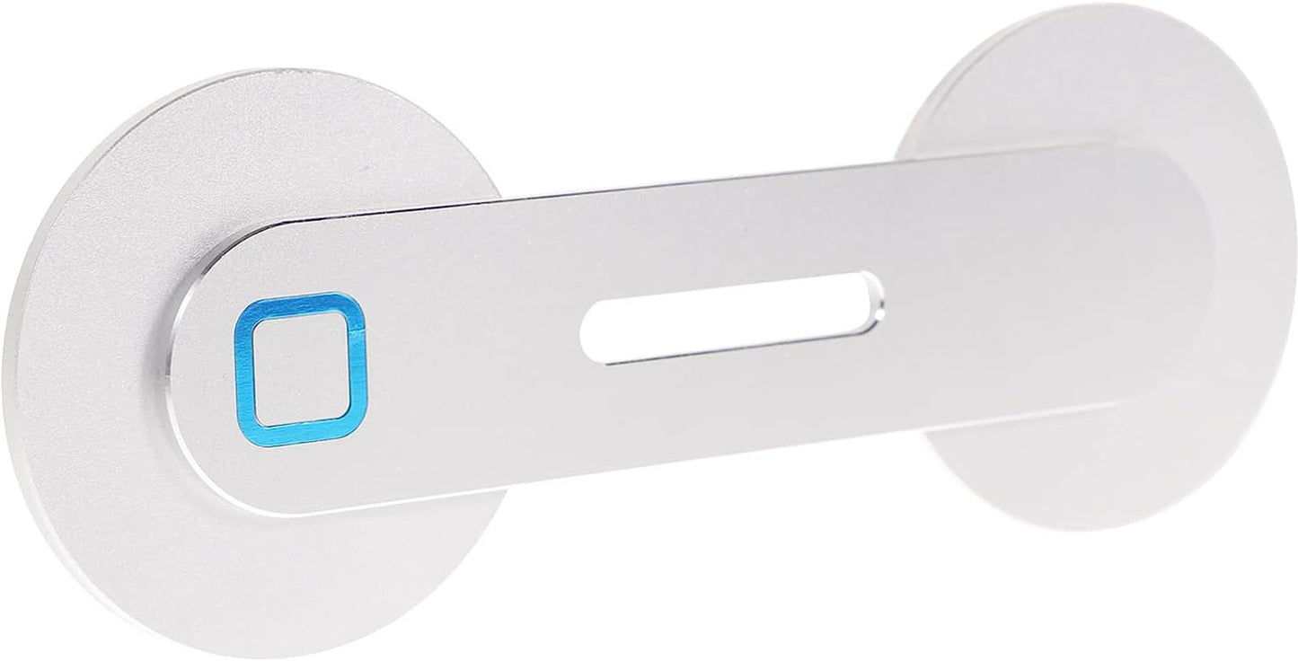 Mikikit Laptop Car Mount Phone Mount Computer Degree Laptop Alloy Magnetic Holder Rotation Invisible Rack Bracket Stand Foldaway Aluminum Car for Screen/Dashboard Rotary Magnetic Car Mount  Mikikit   