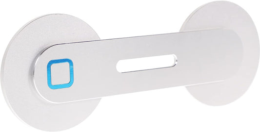 Mikikit Laptop Car Mount Phone Mount Computer Degree Laptop Alloy Magnetic Holder Rotation Invisible Rack Bracket Stand Foldaway Aluminum Car for Screen/Dashboard Rotary Magnetic Car Mount  Mikikit   