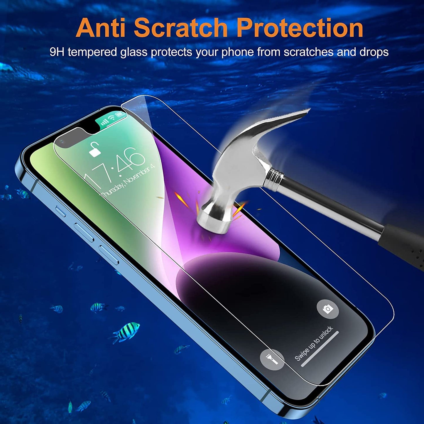 Degeyoyo Tempered Glass Screen Protector Compatible with Iphone 14/13/Iphone 13 Pro 6.1 Inch, Iphone 14/13/Iphone 13 Pro Screen Protector, Ultra HD, Case Friendly, Easy Install [3 Pack]  Degeyoyo   
