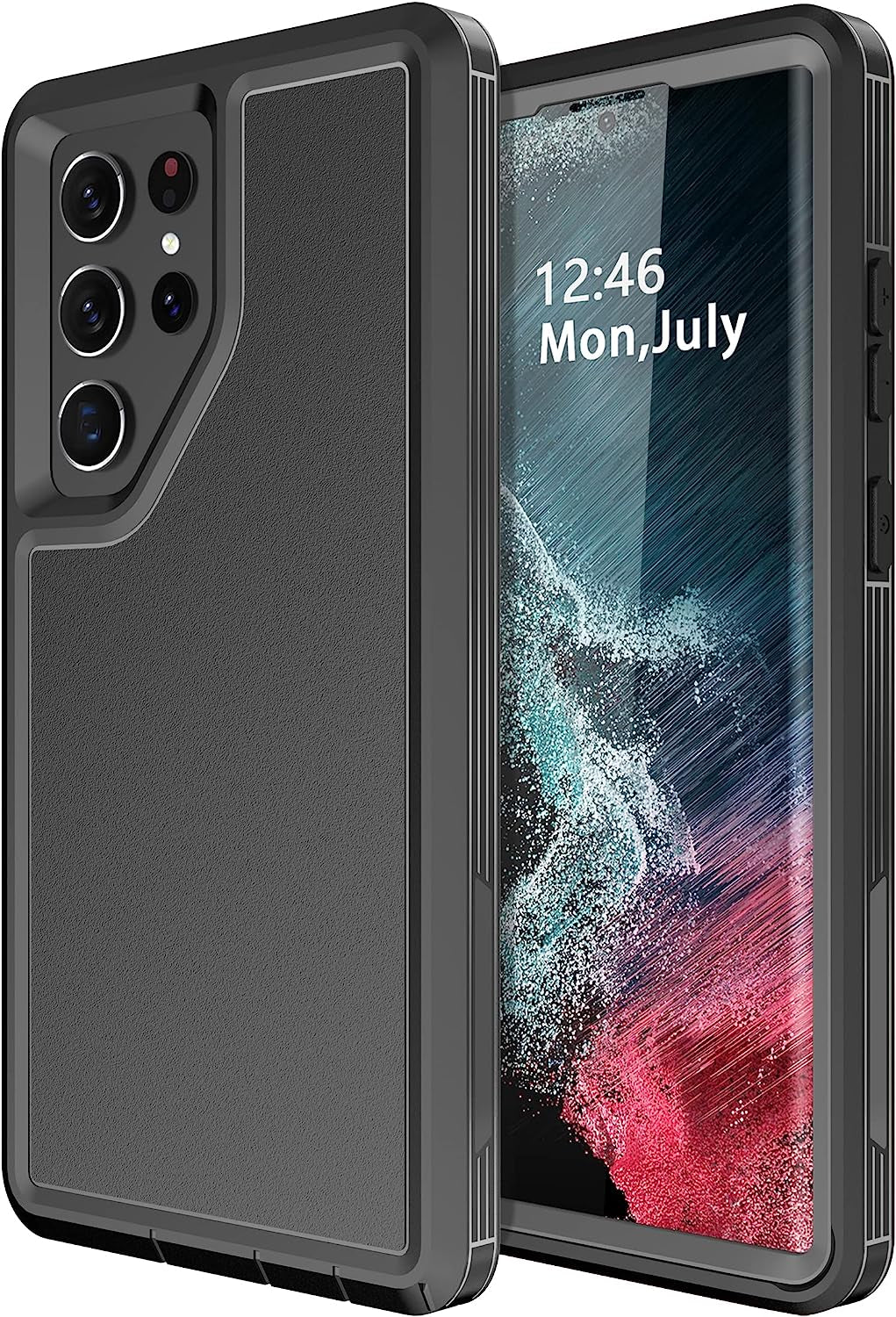 Guirble for Samsung Galaxy S22 plus Case,[Built in Screen Protector][Shockproof][Dropproof] Samsung S22 plus Case,Full-Body Rugged Military Grade Protective for S22 plus 5G Case 6.6 In(Teal)  Guirble Black S22 Ultra 6.8 In 