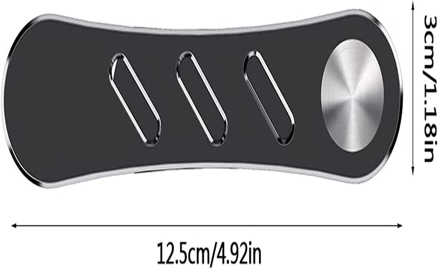 PEPDRO Monitor Magnetic Holder, Laptop Cellphone Mount, Collapsible Metal Base, Adapt to Magnetic Aluminum Bracket Laptop Side Mount External Cooling Fans (Color : Silver)  PEPDRO   