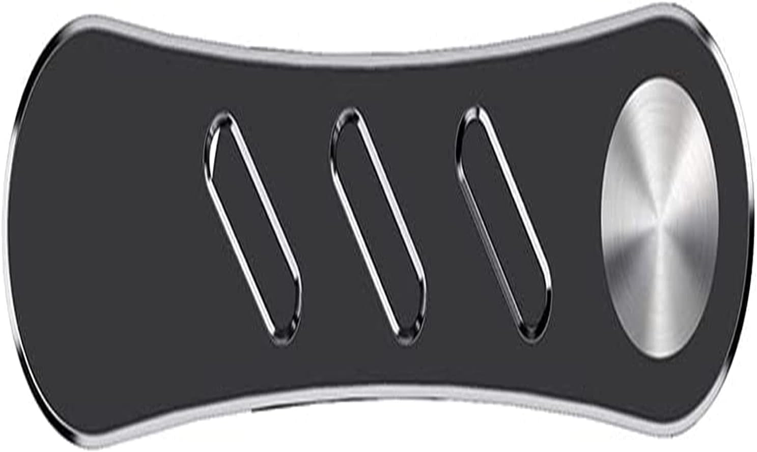 PEPDRO Monitor Magnetic Holder, Laptop Cellphone Mount, Collapsible Metal Base, Adapt to Magnetic Aluminum Bracket Laptop Side Mount External Cooling Fans (Color : Silver)  PEPDRO Black  