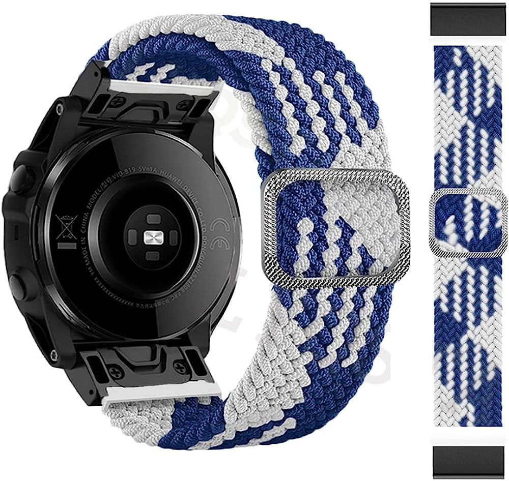 TWRQA 22 26Mm Nylon Band for Garmin Fenix 7X 7 Epix 6X 6 Pro 5X 5 plus 3 3HR Watchbands Smart Watch Straps Fenix 6Xpro 5Xplus Bracelet  TWRQA N 26mm Width 
