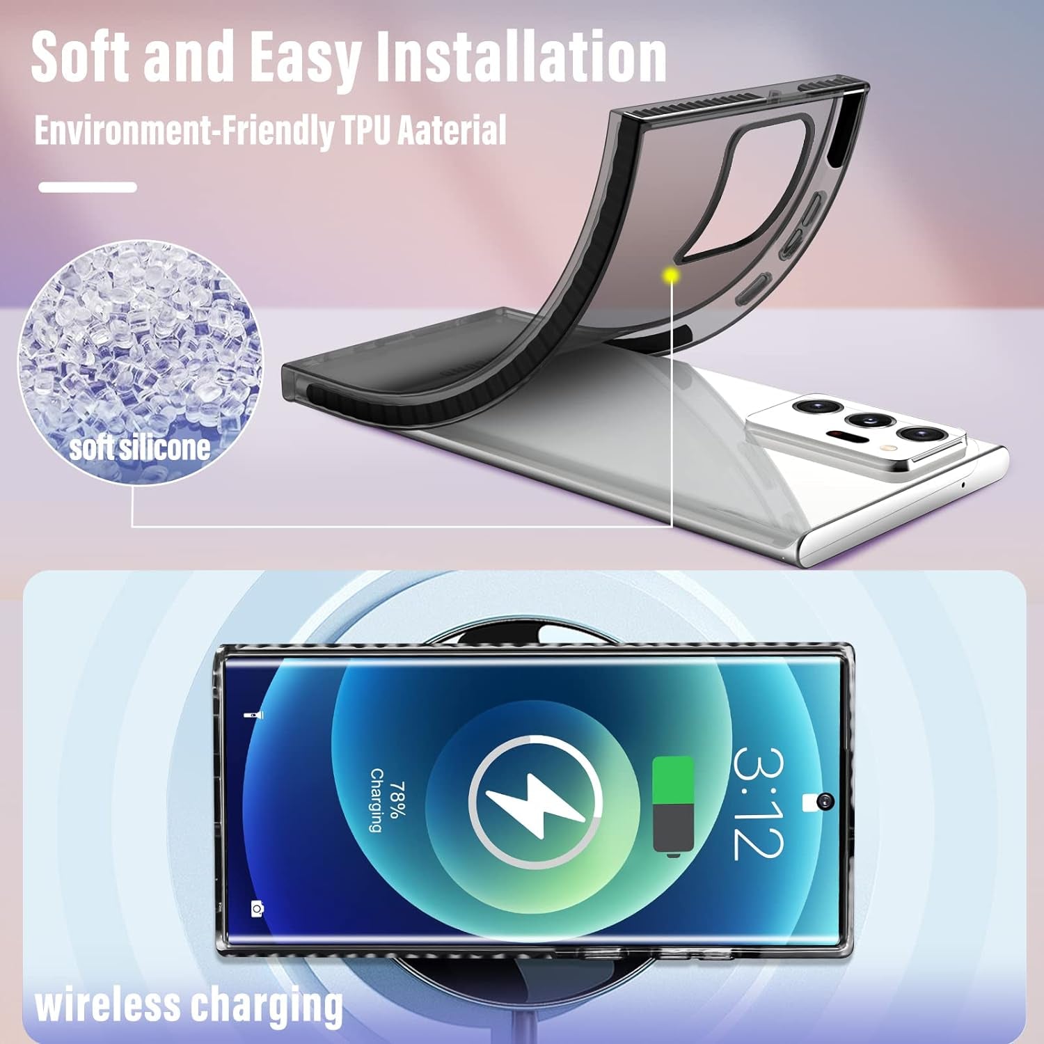 Ulirath for Samsung Galaxy Note 20 Ultra 6.9" Case Cartoon Dont Touch My Phone Designer Pattern Cover Cool Funny for Girly Girls Kids Boys Bumper Soft Protective Phone Cases for Galaxy Note 20 Ultra  Ulirath   