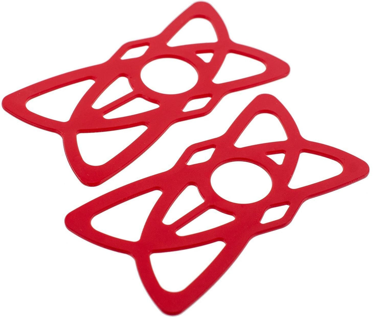 NALAKUVARA Phone Mount X Holder Grip Tether Rubber Strap Silicone Security Bands - Universal Motorcycle Bike Phone Mount Accessories Replacement Parts - Elastic X Web Grip (2 Black & 2 Red) 4 Pack  NALAKUVARA   