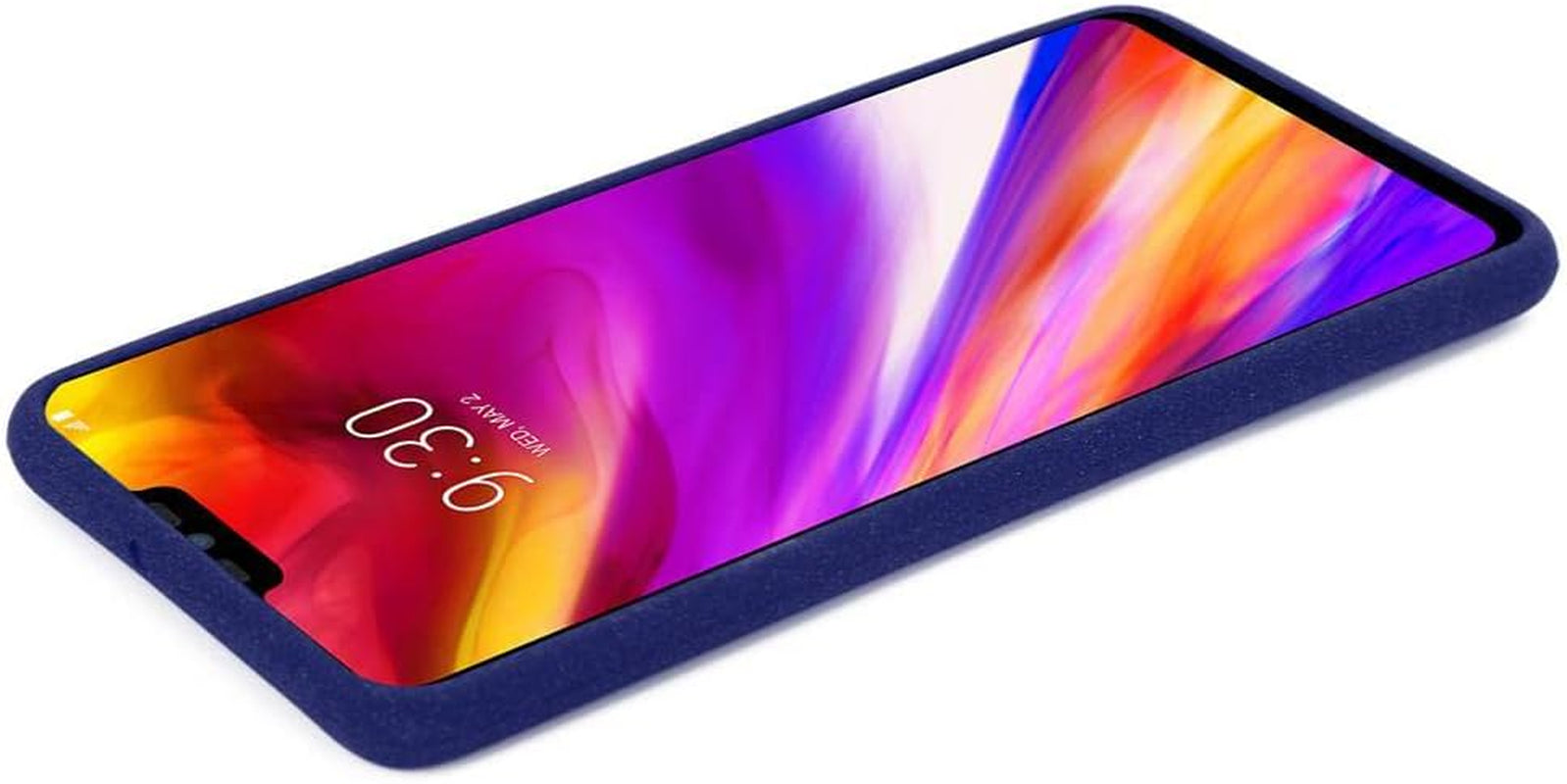 Cadorabo Case Compatible with LG G7 Thinq in Frost Dark Blue - Shockproof and Scratch Resistant TPU Silicone Cover - Ultra Slim Protective Gel Shell Bumper Back Skin  Cadorabo   